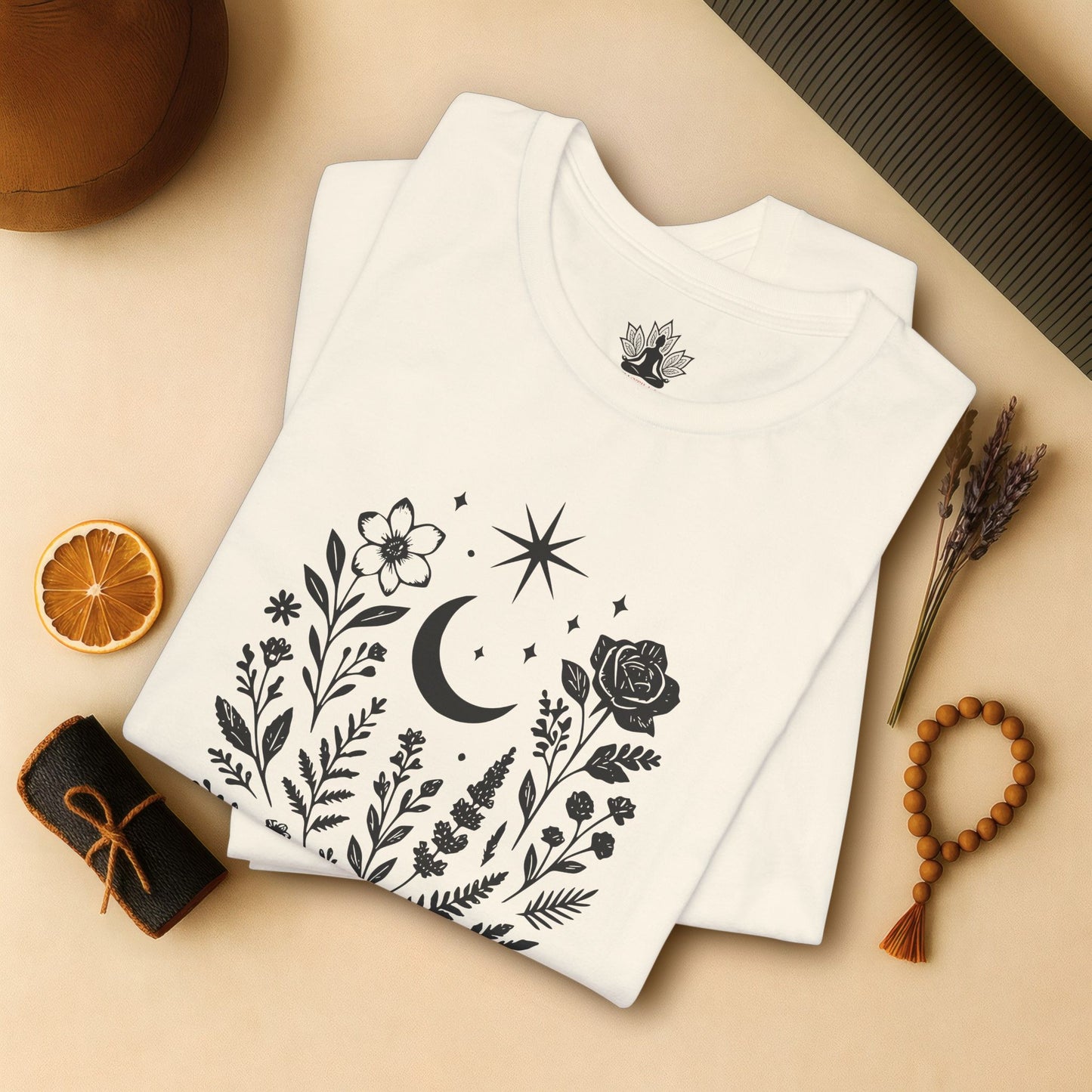 Namasté Bloom – Floral Yoga Tee