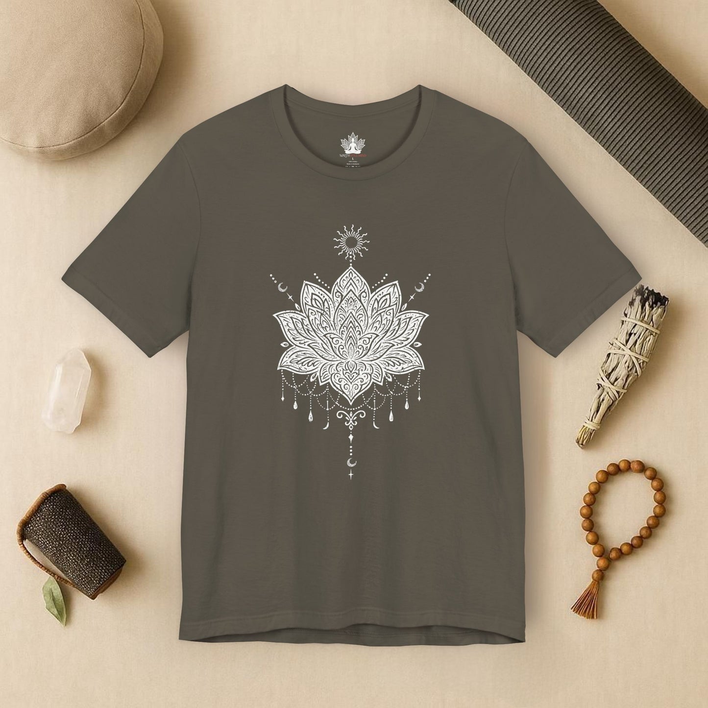 Celestial Lotus – Mystic Yoga Tee