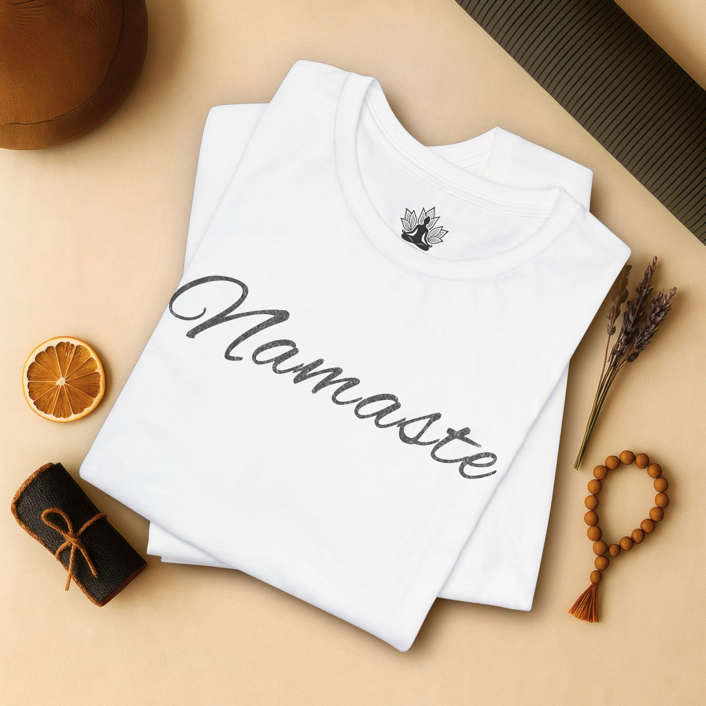Namaste Luxe – Classic Yoga Minimalist Tee