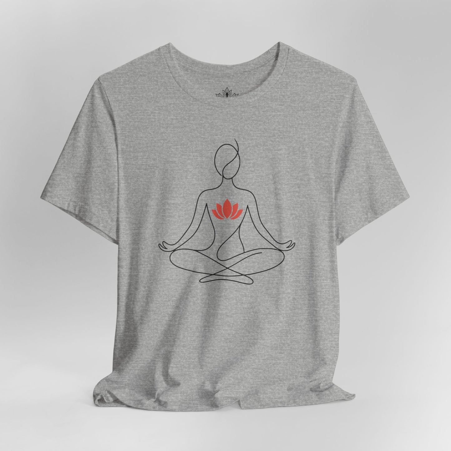 Lotus Heart – Minimalist Yoga Tee