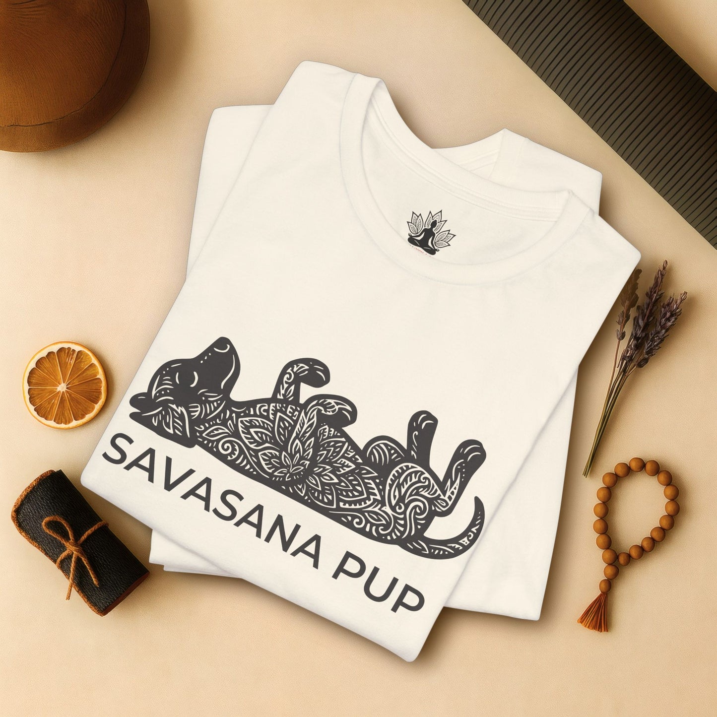 Chill Mandala Dog - Savasana Pup Tee