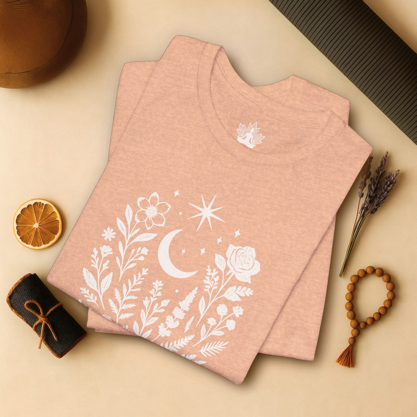 Namasté Bloom – Floral Yoga Tee