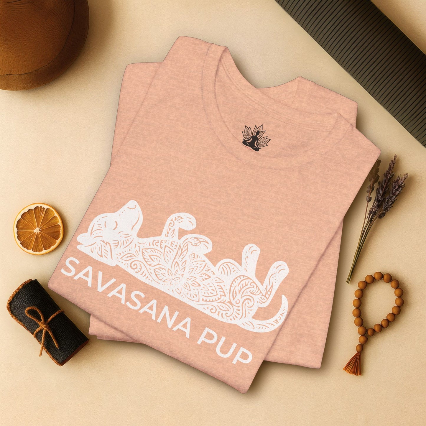 Chill Mandala Dog - Savasana Pup Tee