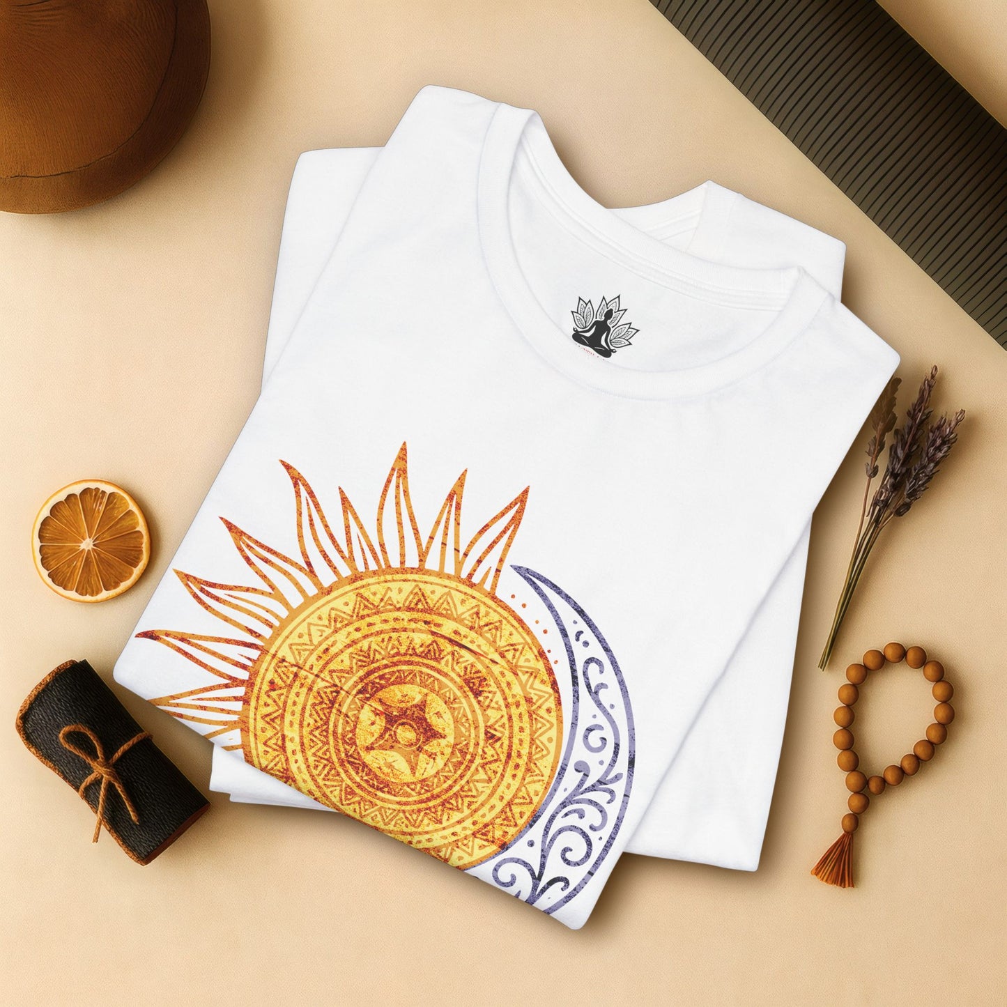 Sun & Moon Yin Yang Yoga Tee