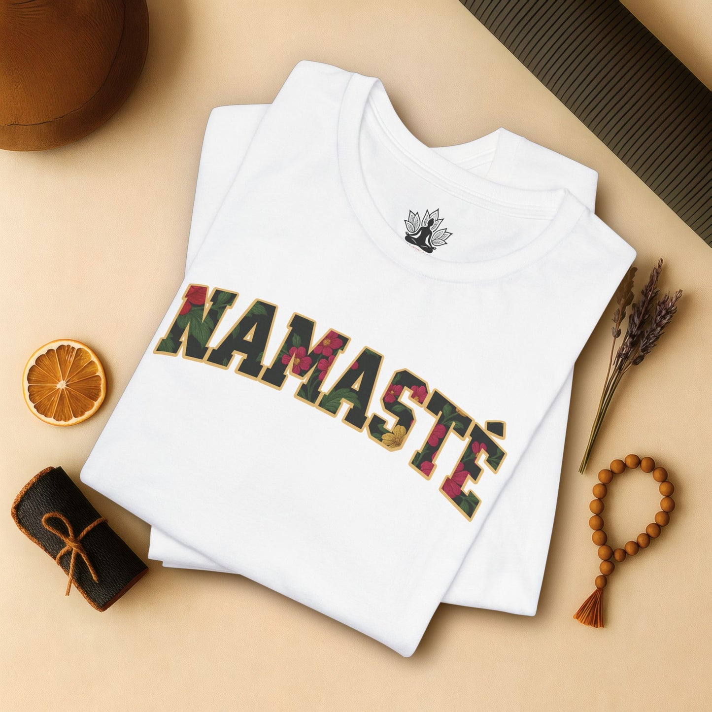 Floral Namasté – Zen Spirit Tee