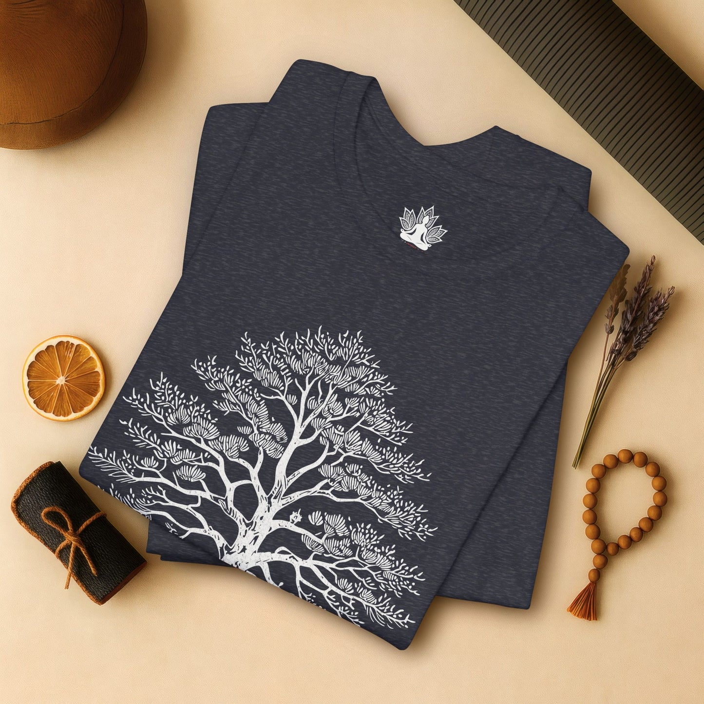 Sacred Tree of Life T-Shirt – Yoga Nature Minimalist Tee