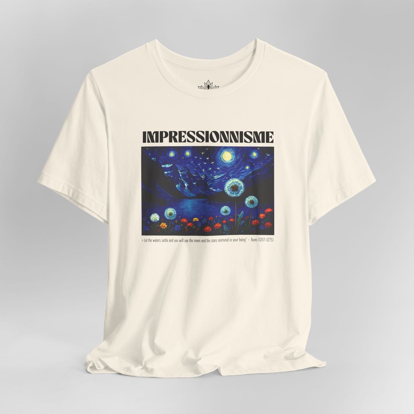 Lake Louise Moon & Mountains – Van Gogh Inspired Tee