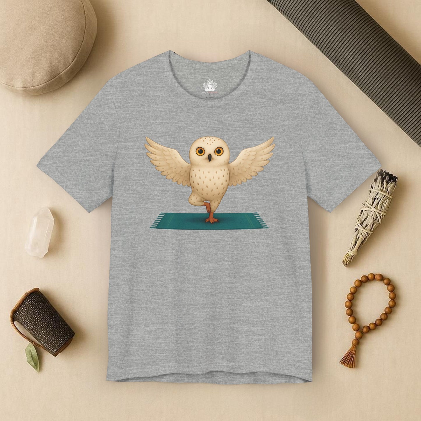 Snowy Owl - Tree Pose Tee