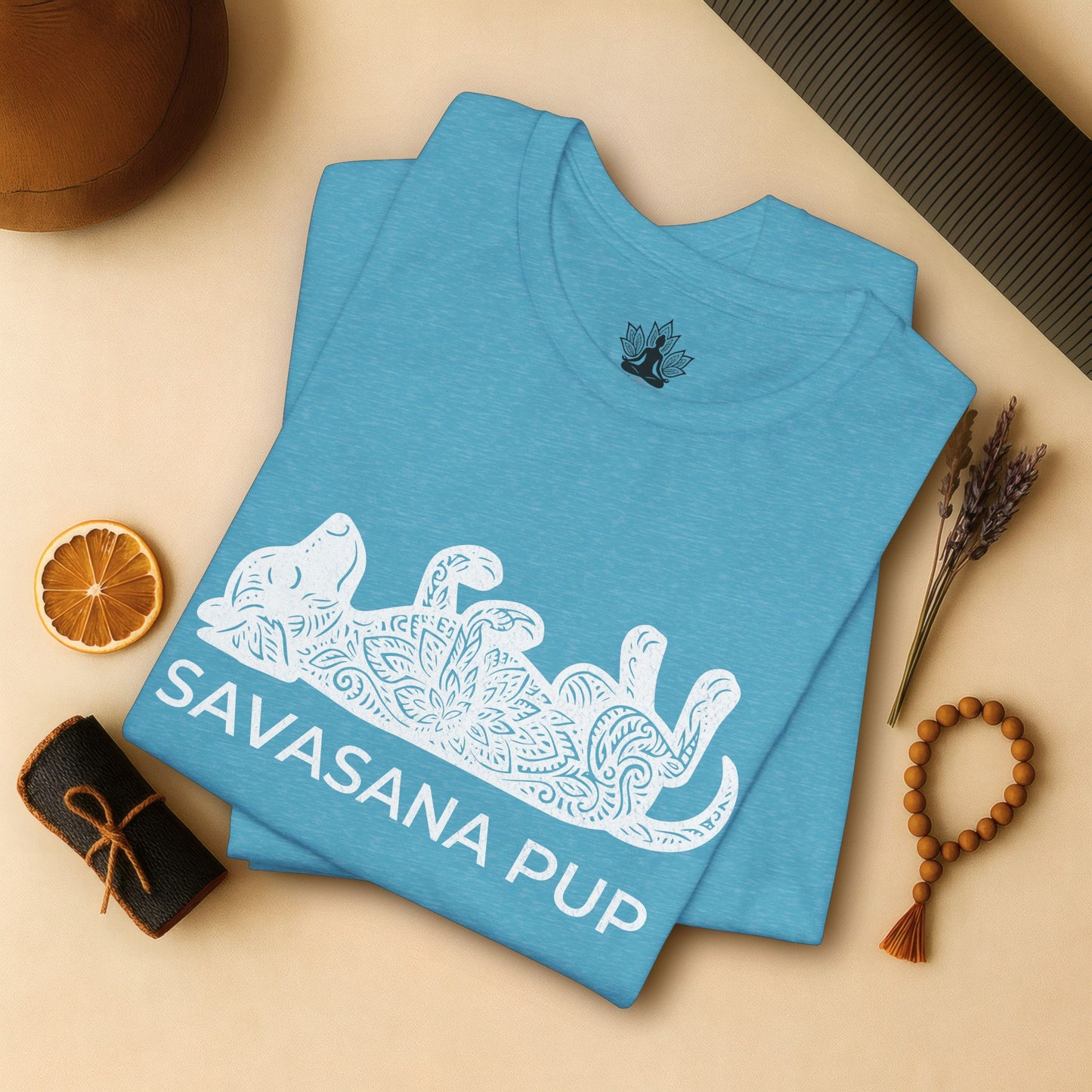 Chill Mandala Dog - Savasana Pup Tee