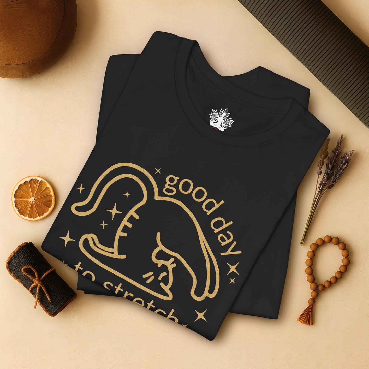 Cat Yoga “Good Day to Stretch” Tee