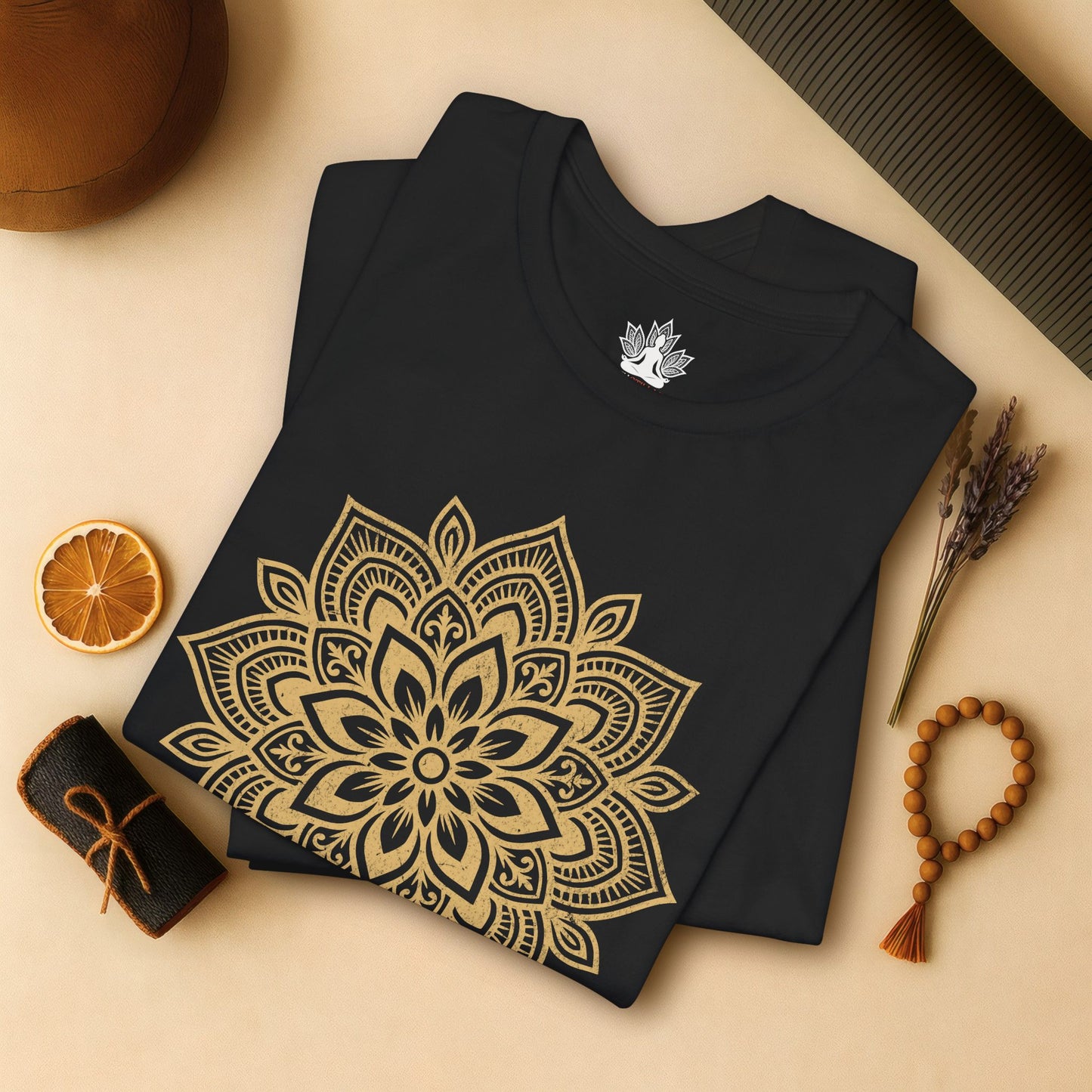 Spiritual Boho Mandala - Yoga Sacred Geometry Tee
