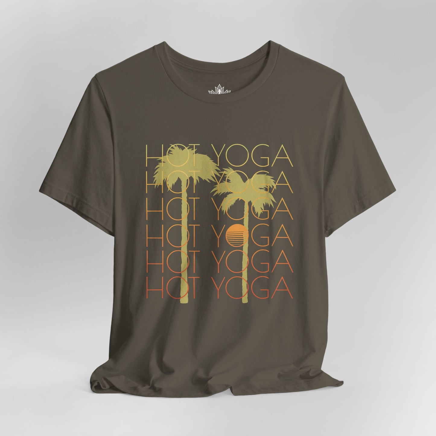 Hot Yoga Vibes - Palm Sunset Tee