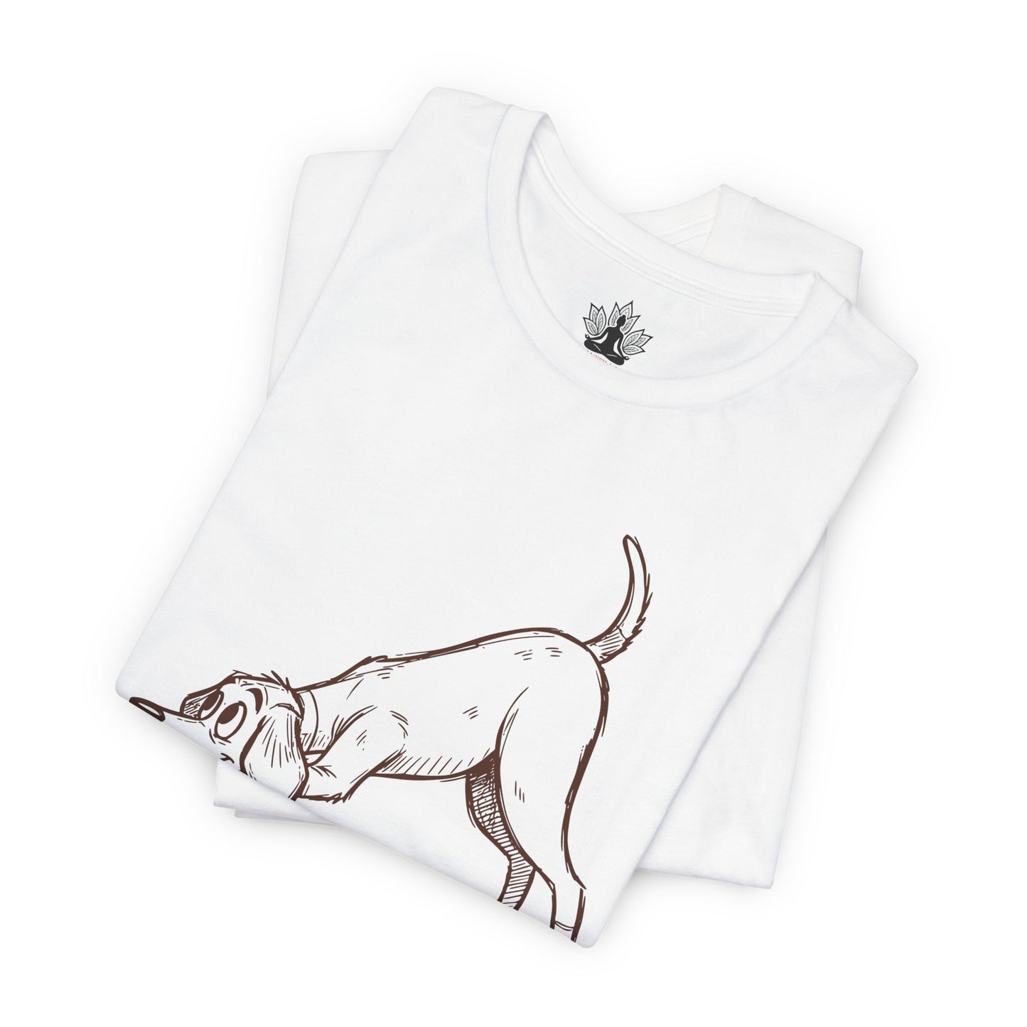 Downward Human – Funny Yoga Dog Vintage Tee