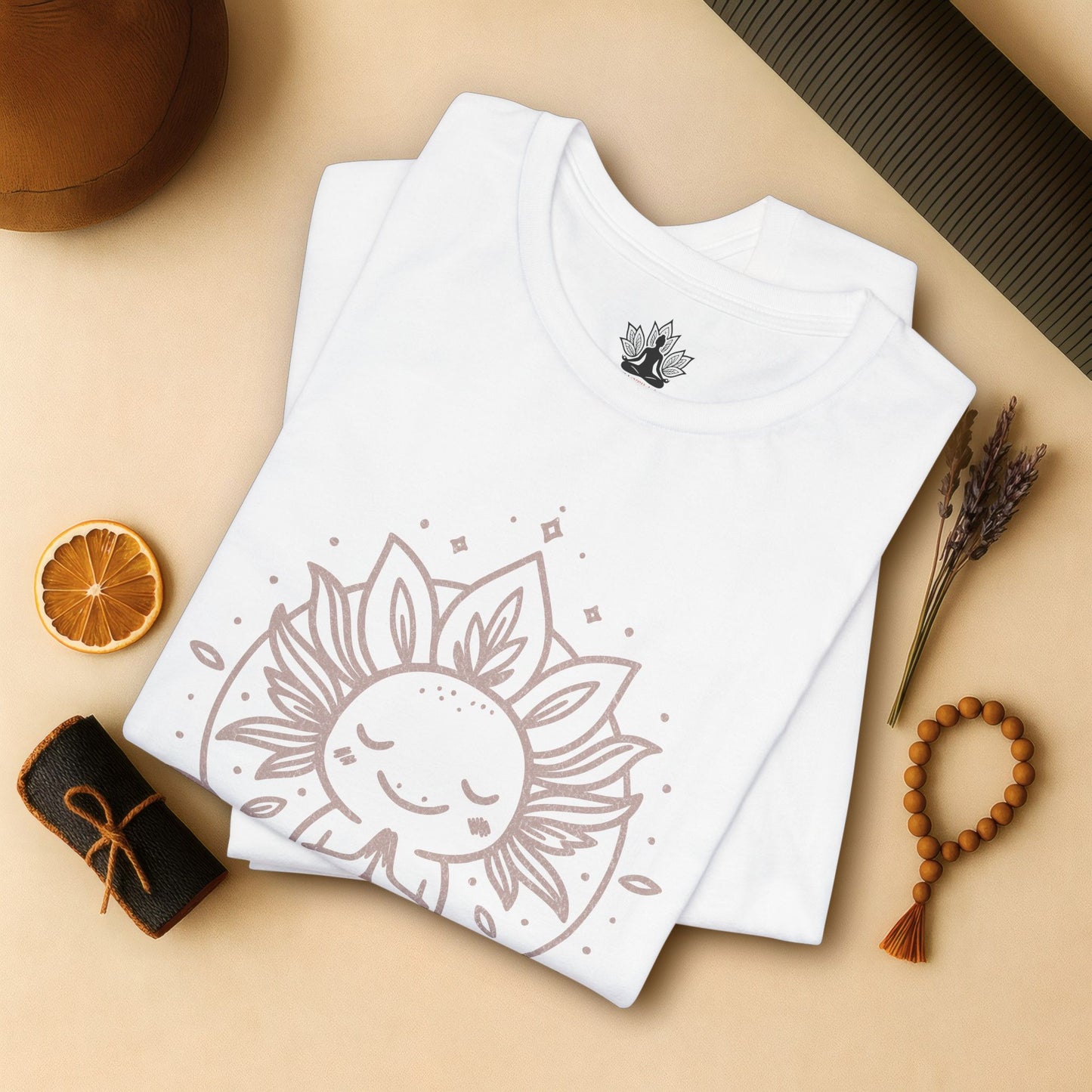 Meditating Axolotl – Yoga Meditation Tee