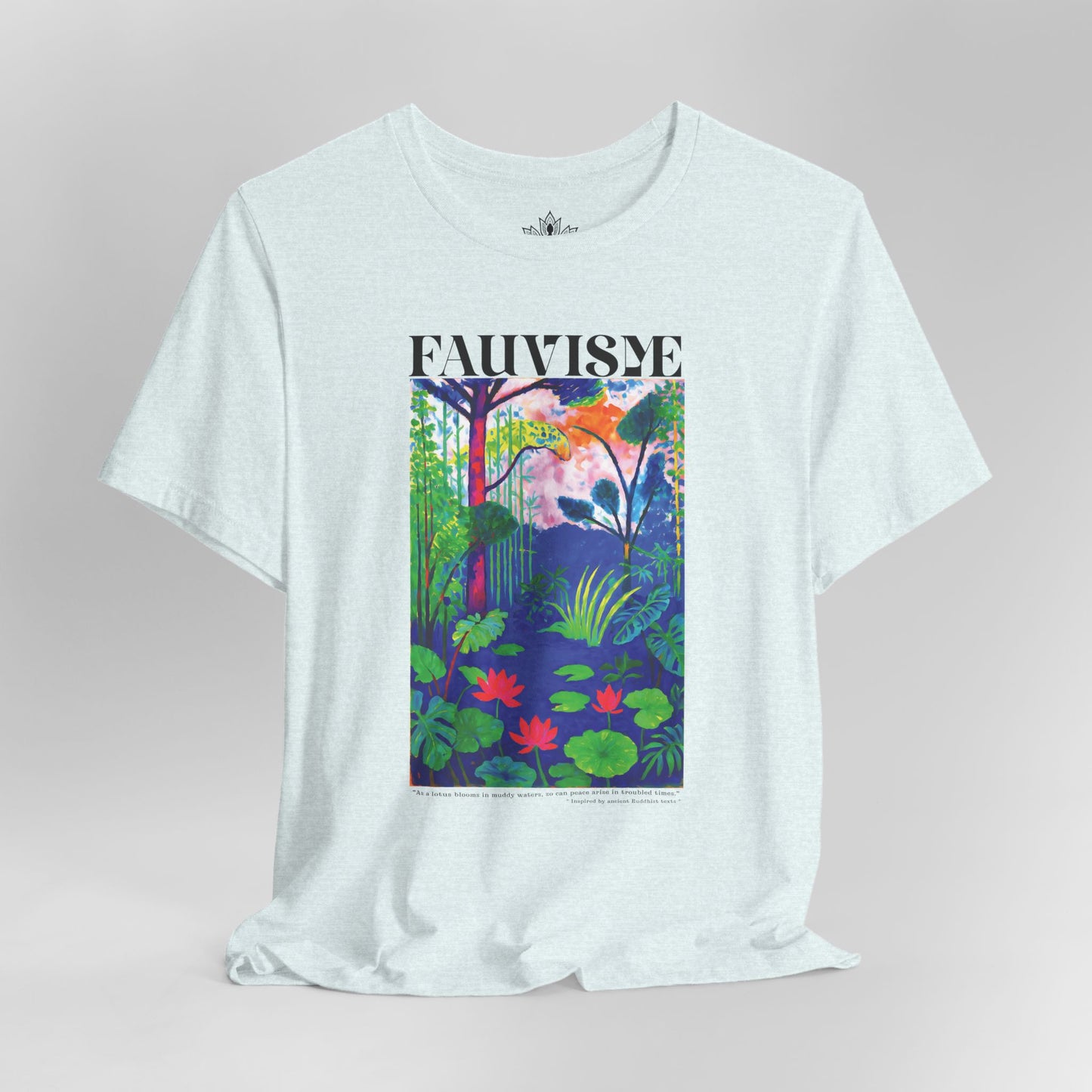 Peace in the Chaos – Fauvisme Lotus Tee