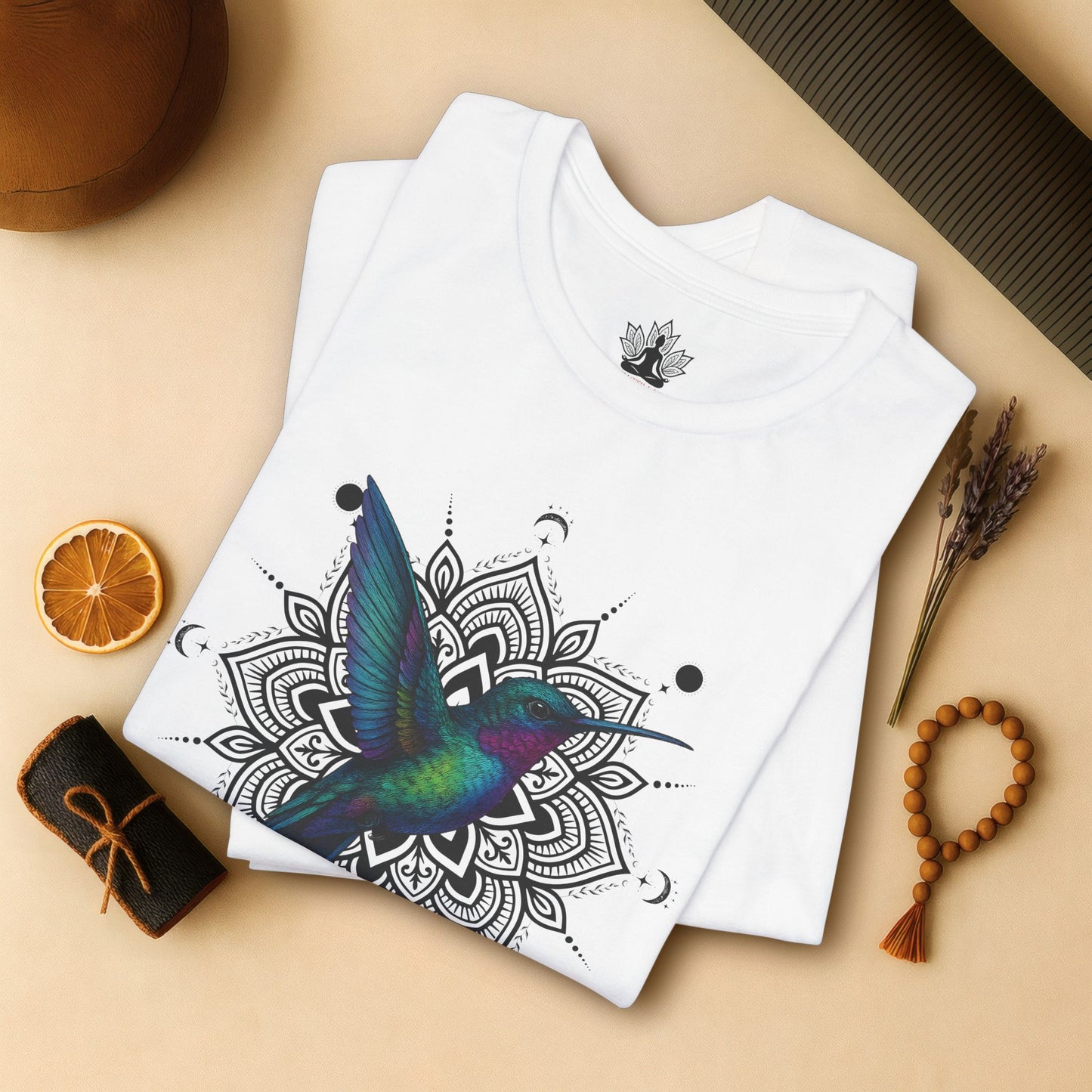 Hummingbird – Mandala Spiritual Flight Tee