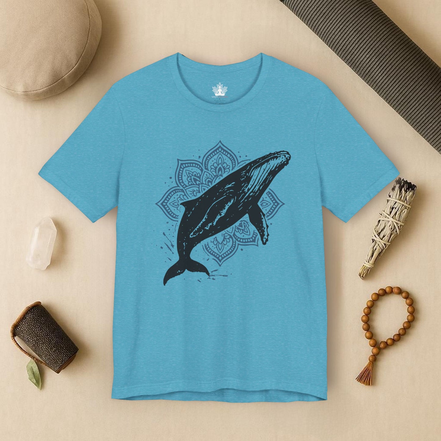 An Ocean Spirit – Humpback Whale Mandala Tee