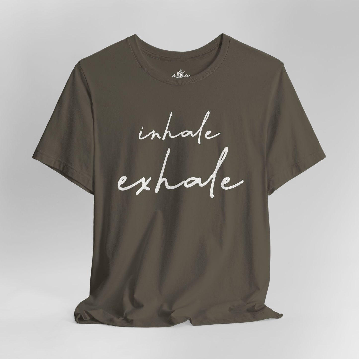 Inhale Exhale Luxe – Minimalist Mindfulness Tee