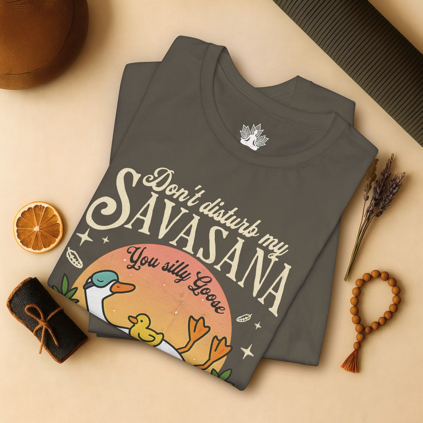 Silly Goose Savasana – Funny Yoga Tee