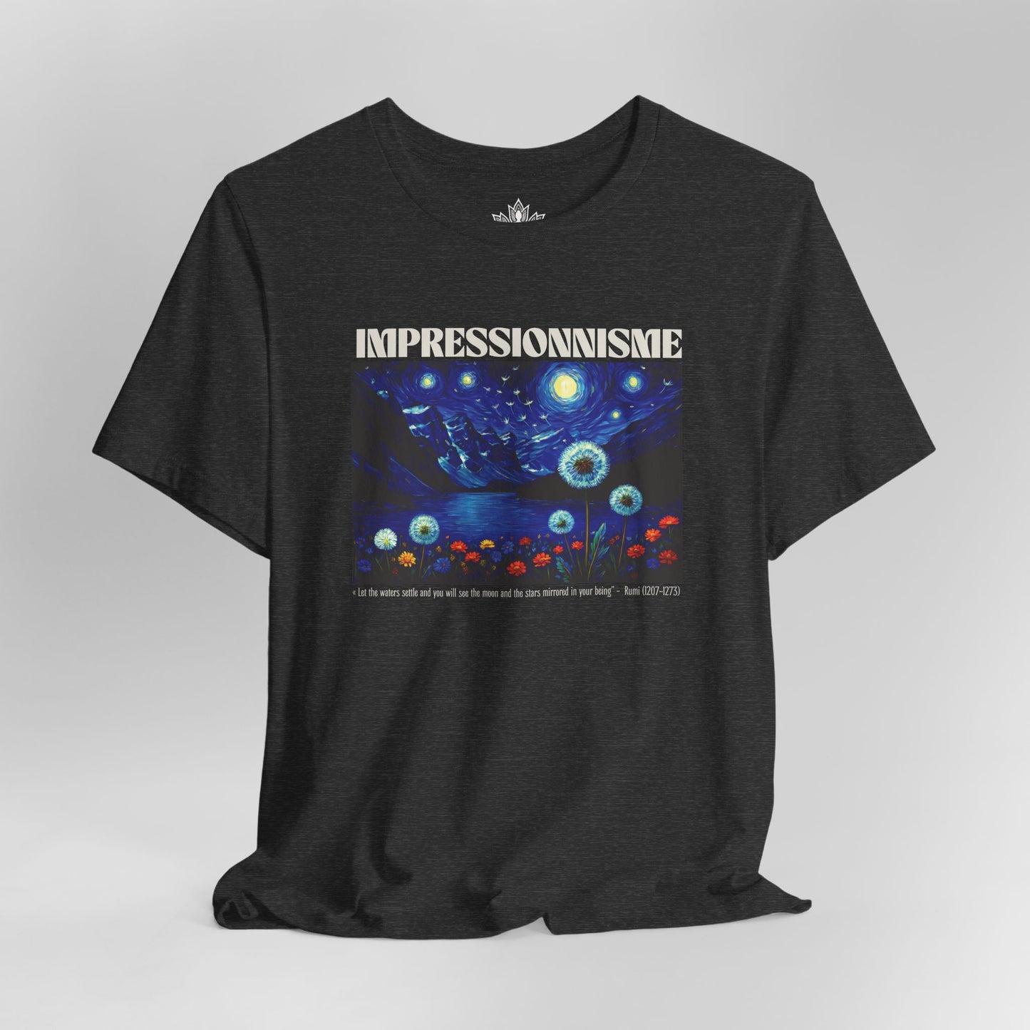 Lake Louise Moon & Mountains – Van Gogh Inspired Tee