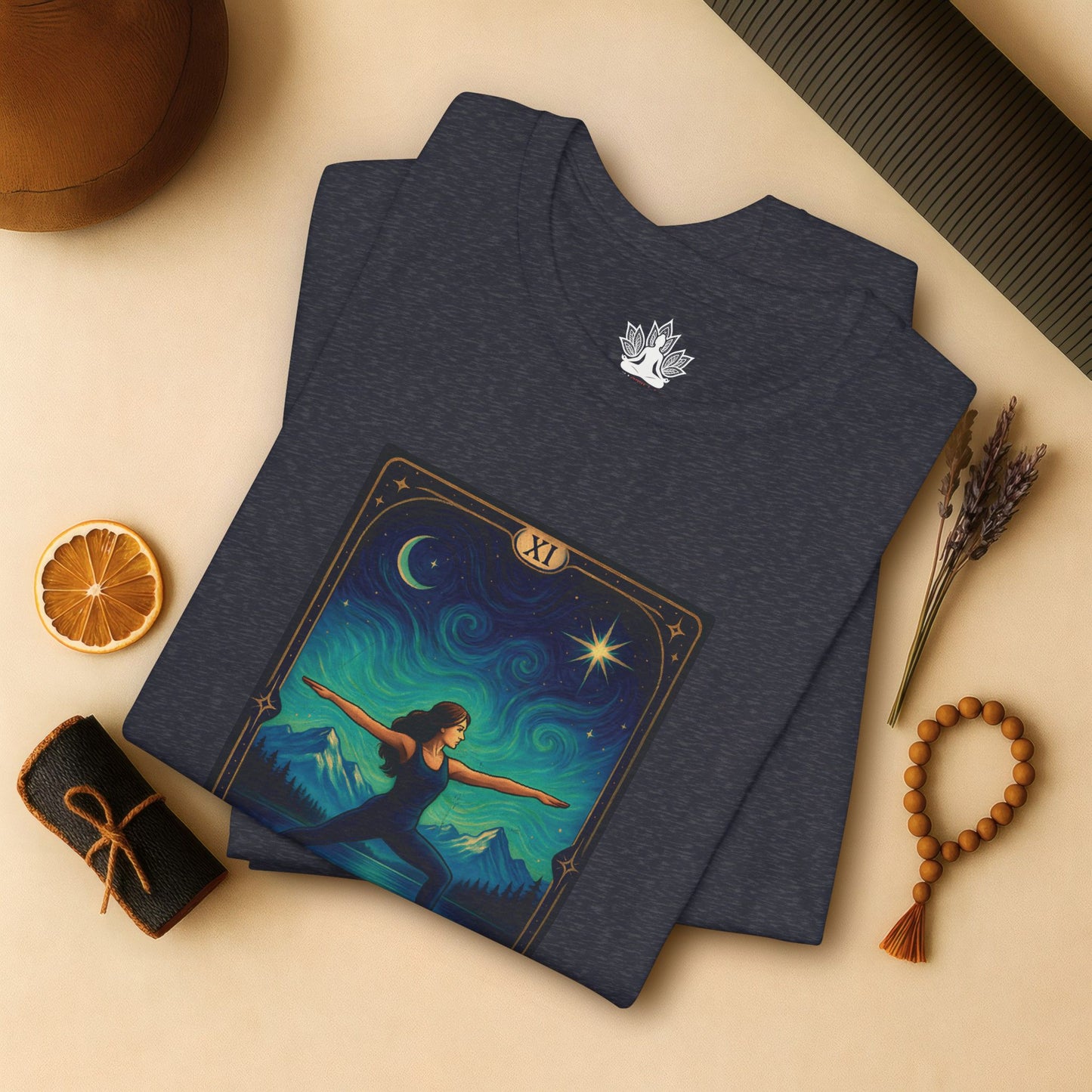 Rocky Mountains Warrior – Tarot Card Yoga Tee