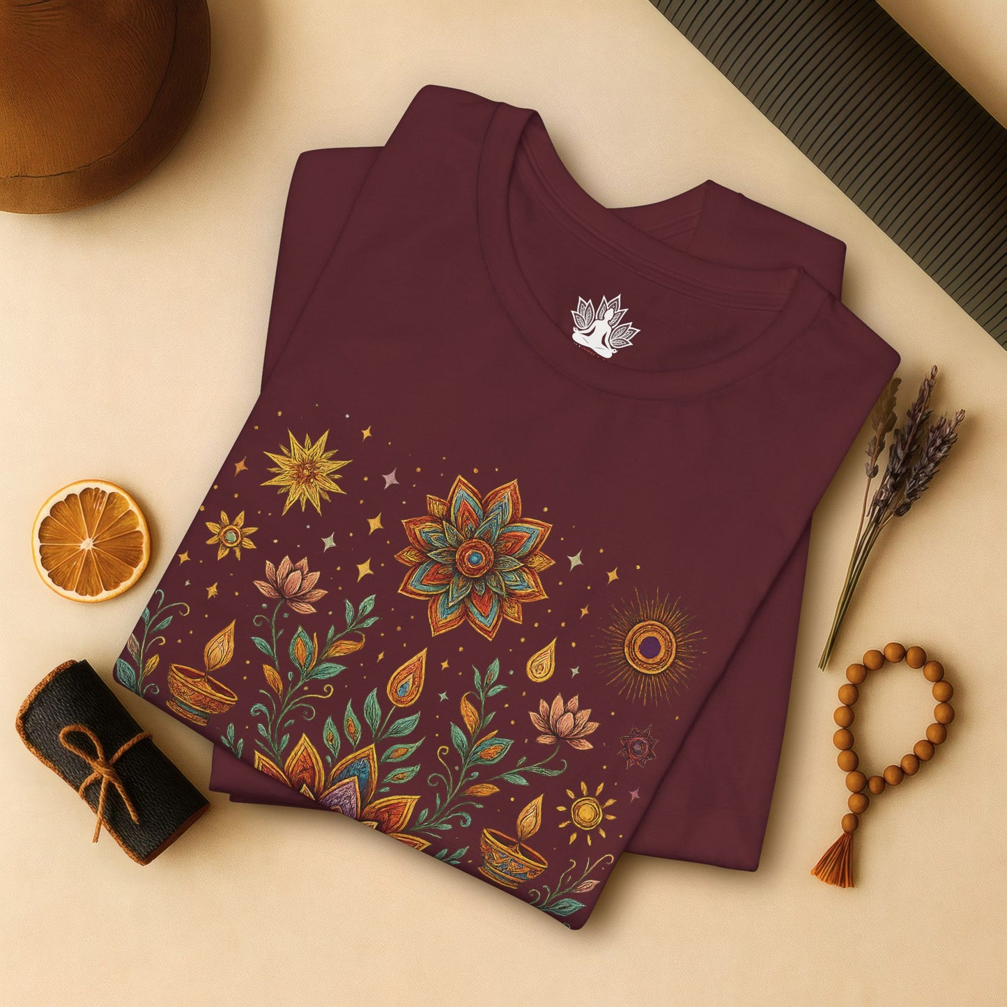 Mystic Lotus Bloom - Spiritual Energy Tee