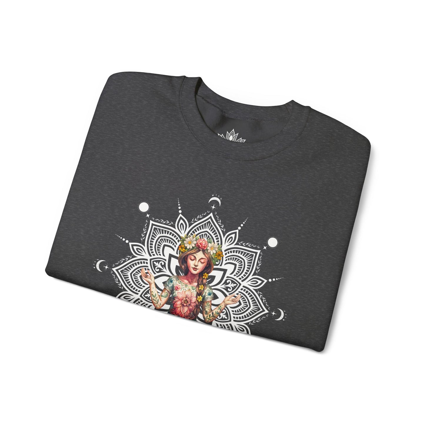 Boho Floral Mandala Sweatshirt