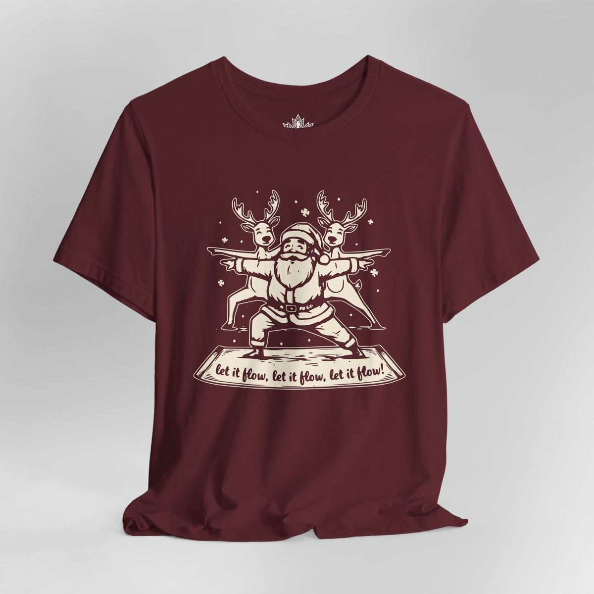 Let It Flow Santa Tee