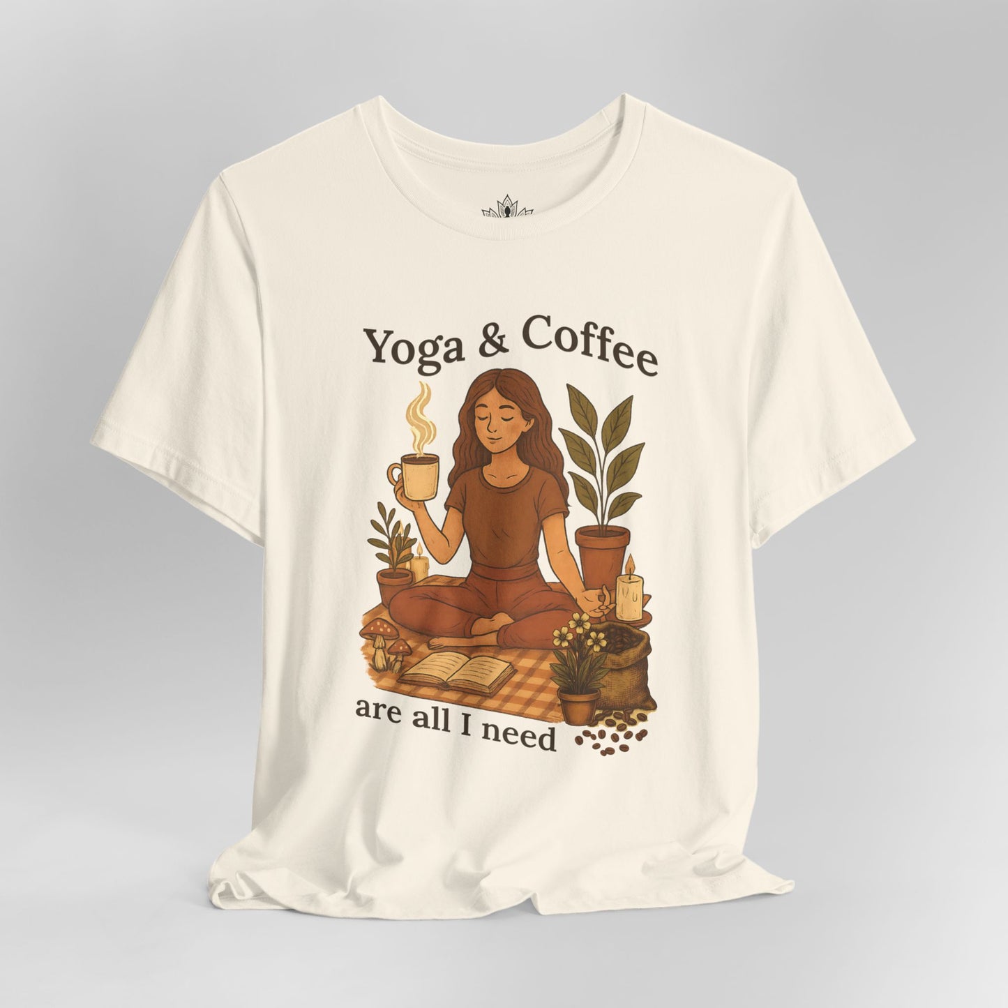 Yoga & Coffee – Cozy Morning Tee
