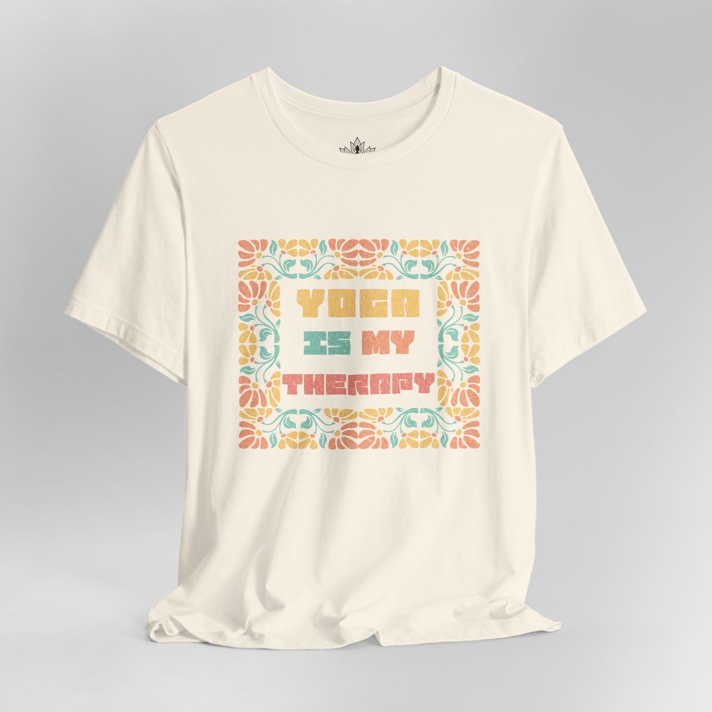 Yoga Is My Therapy – Floral Frame Tee