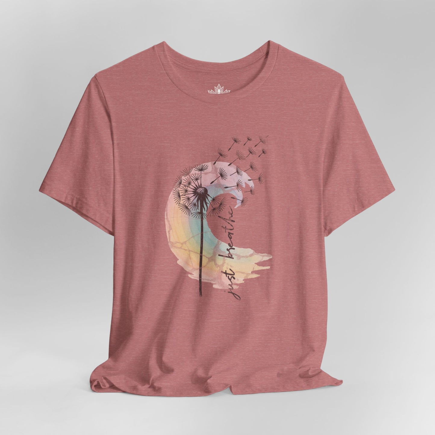 Dandelion Rainbow - Just Breathe Tee