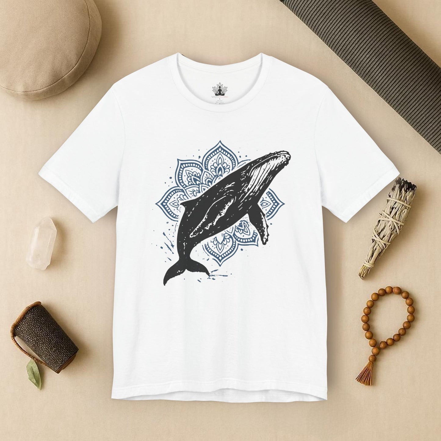 An Ocean Spirit – Humpback Whale Mandala Tee