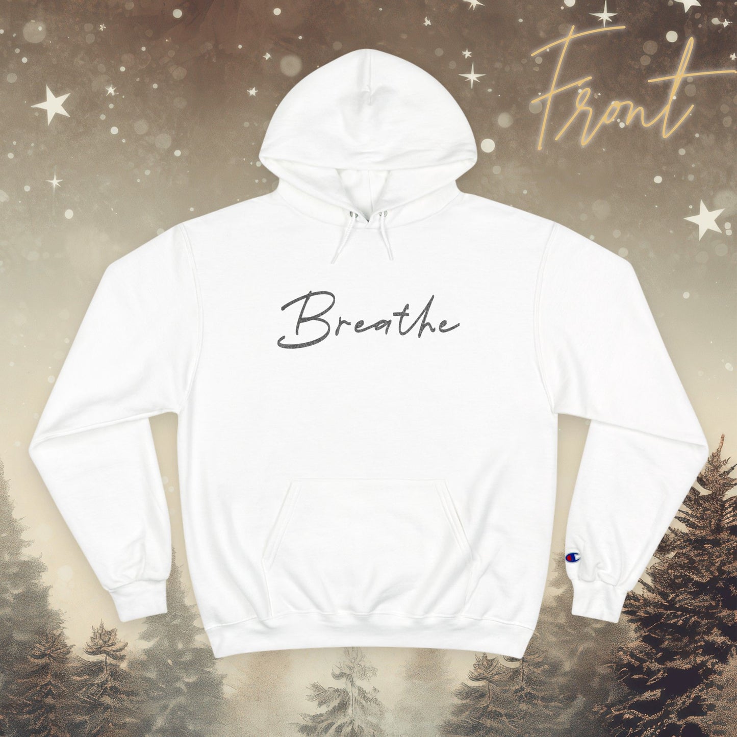 Cozy Champion Breathe Hoodie – Mandala Back