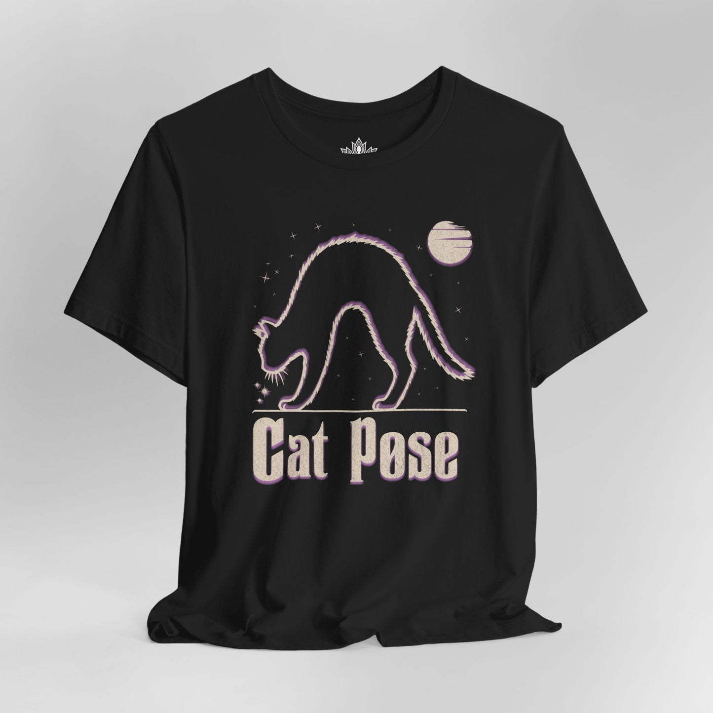 Cat Pose – Cosmic Stretch Tee