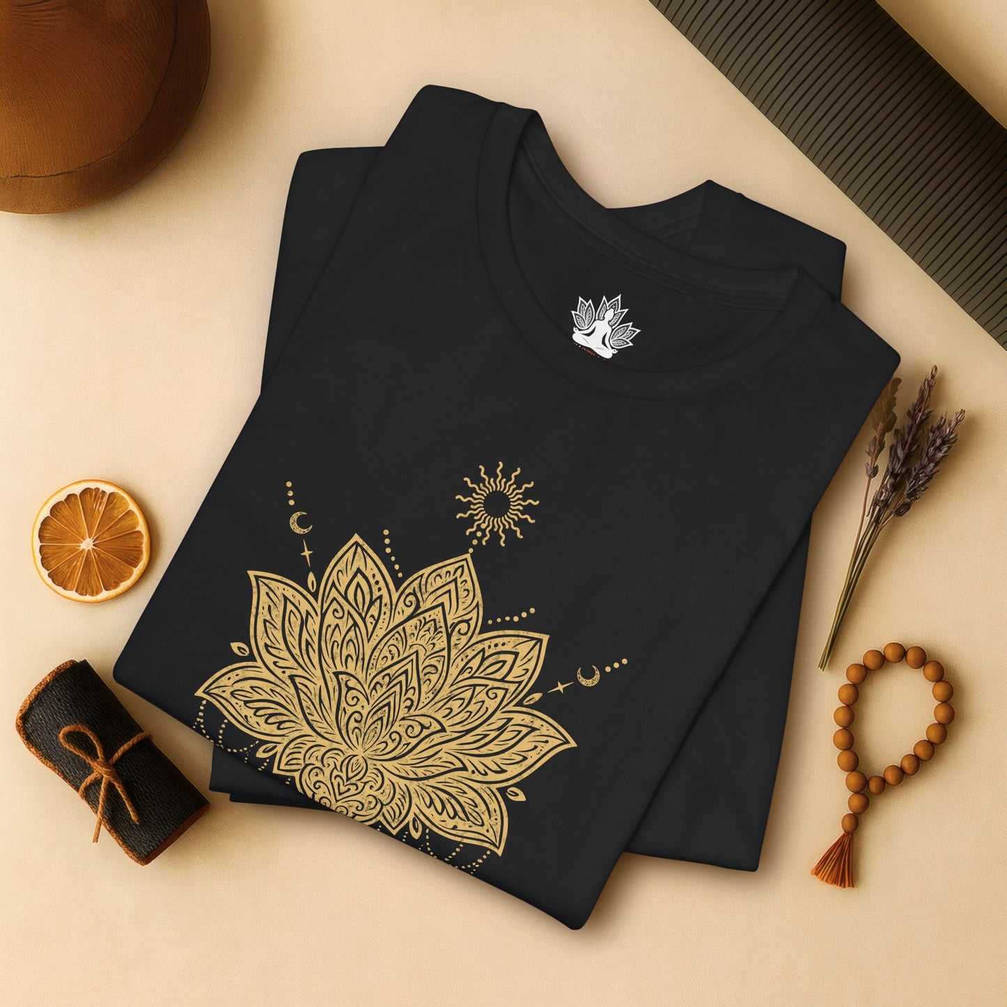 Celestial Lotus – Mystic Yoga Tee