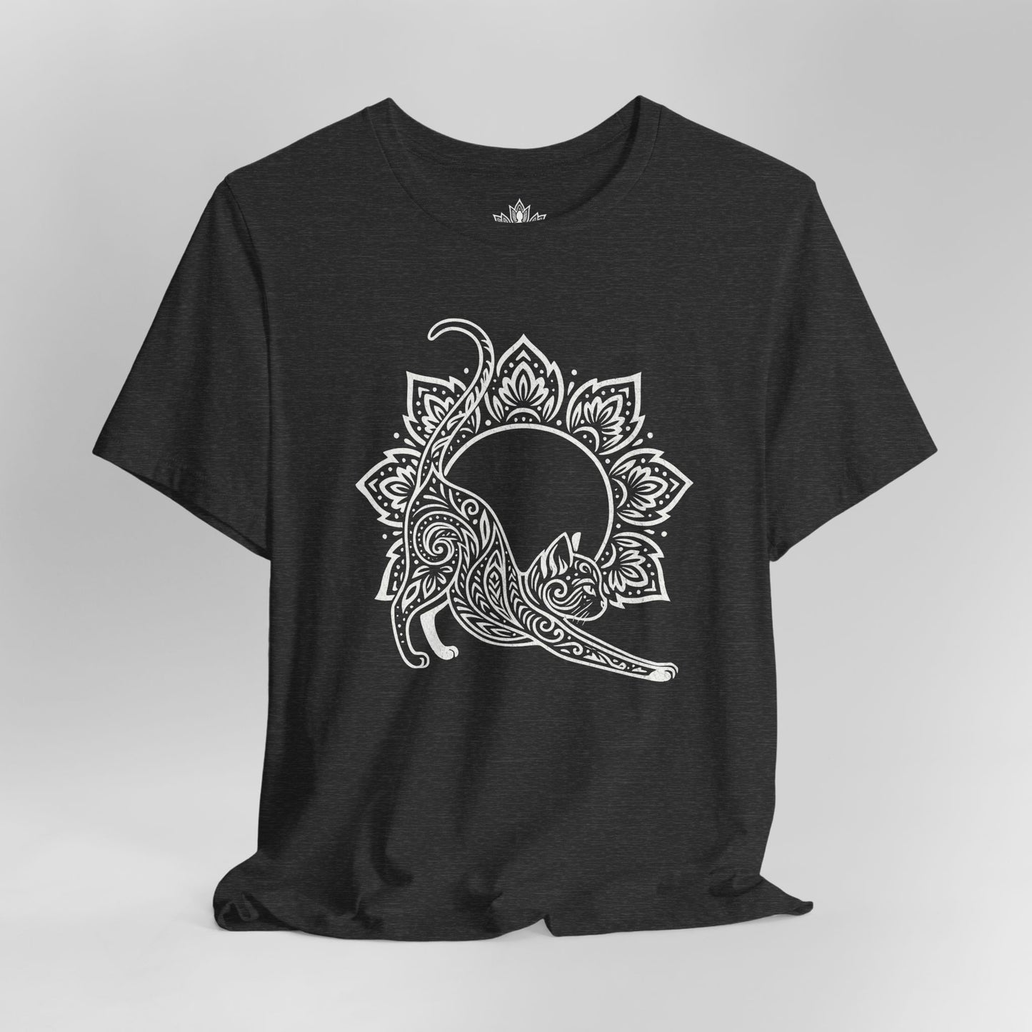 Cat & Mandala - Spiritual Boho Tee