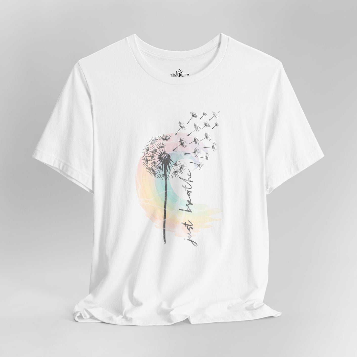 Dandelion Rainbow - Just Breathe Tee