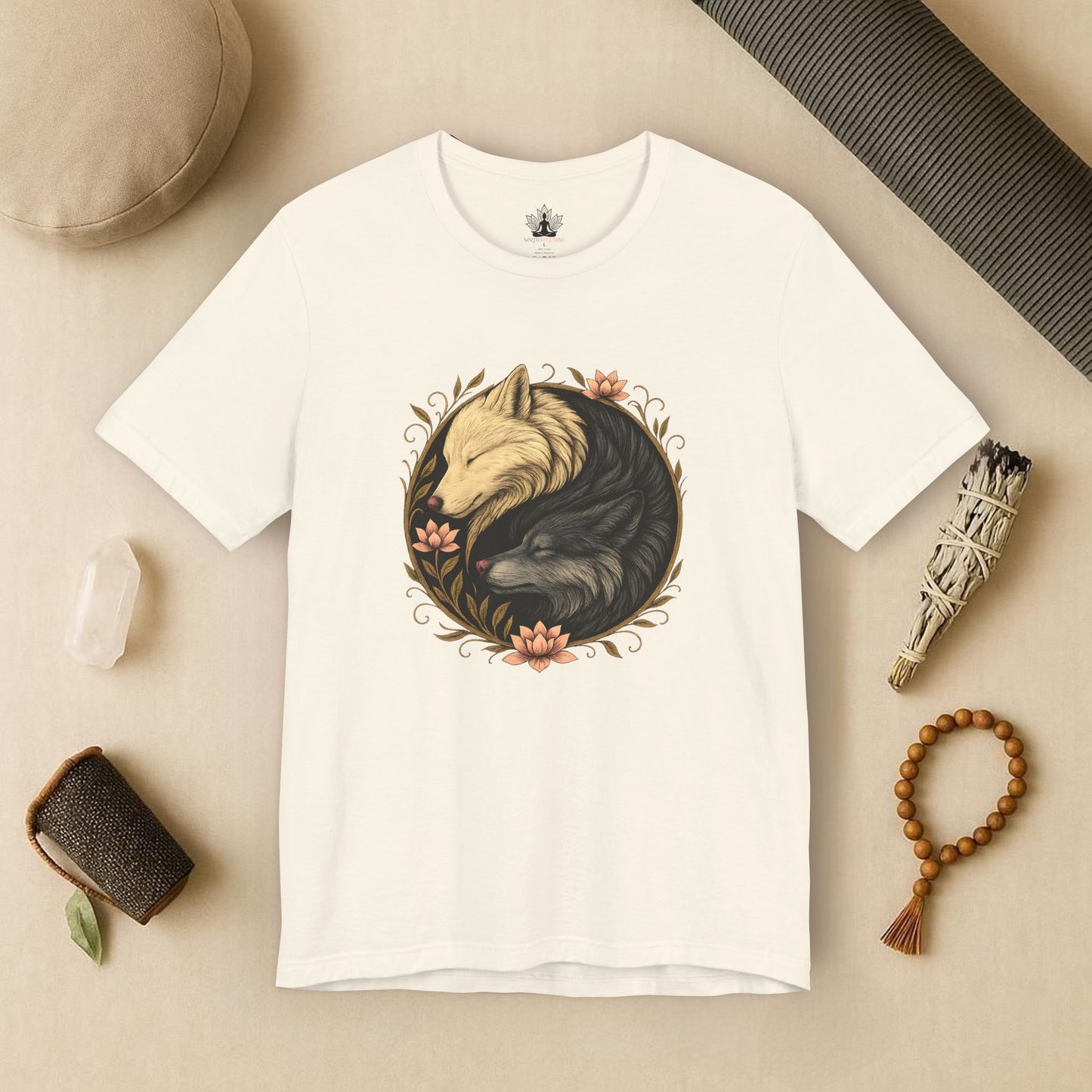 Yin Yang Wolves - Spiritual Balance Tee
