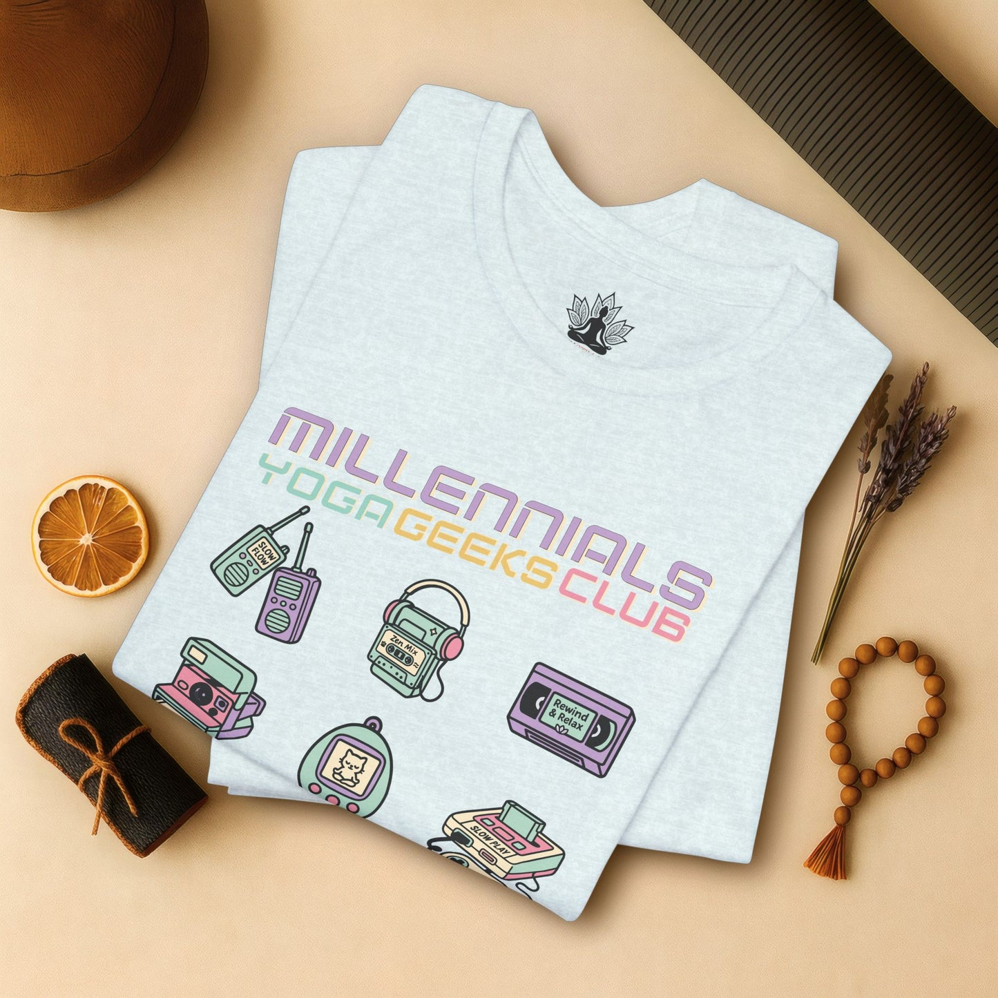 Yoga Geeks – Retro Millennials Tee