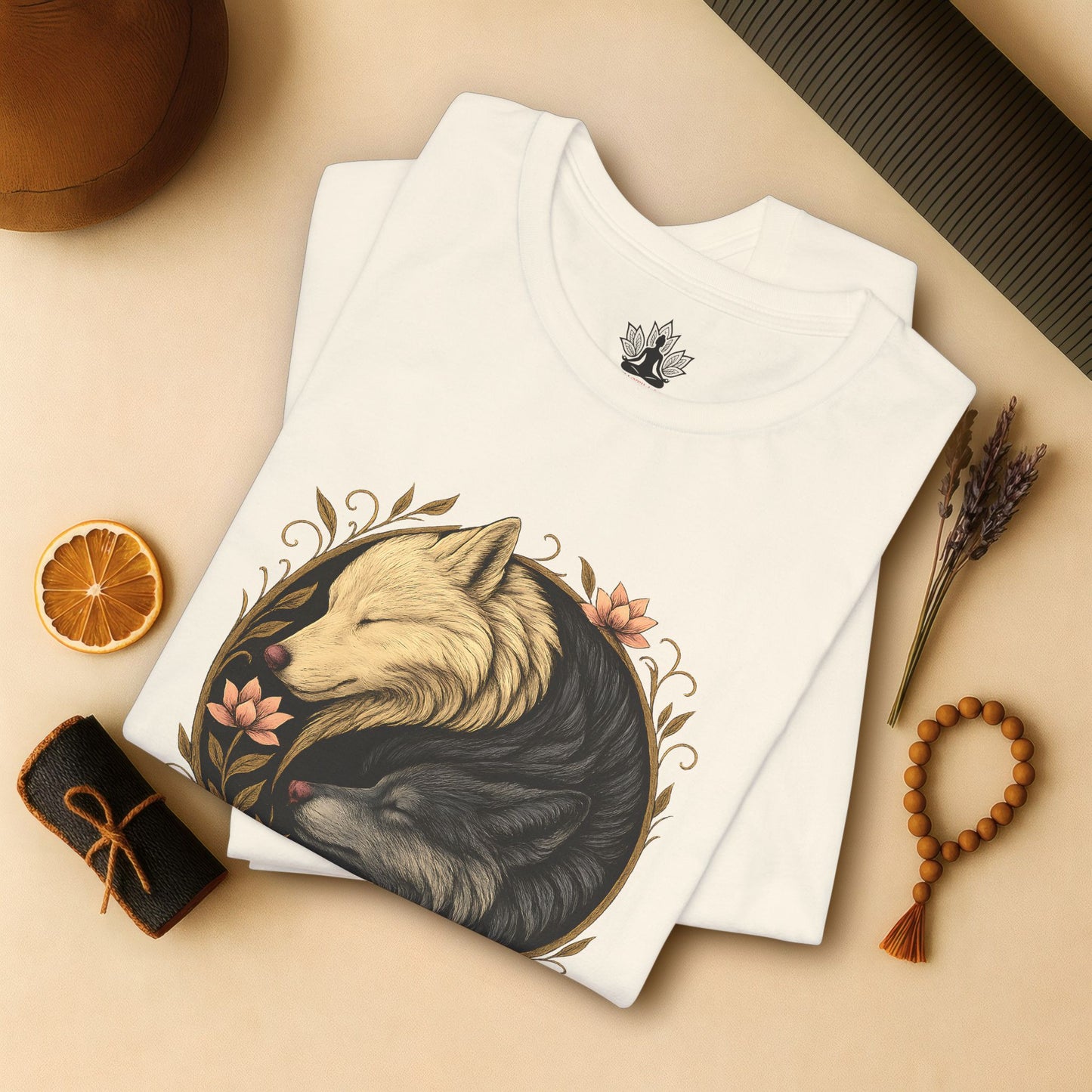 Yin Yang Wolves - Spiritual Balance Tee
