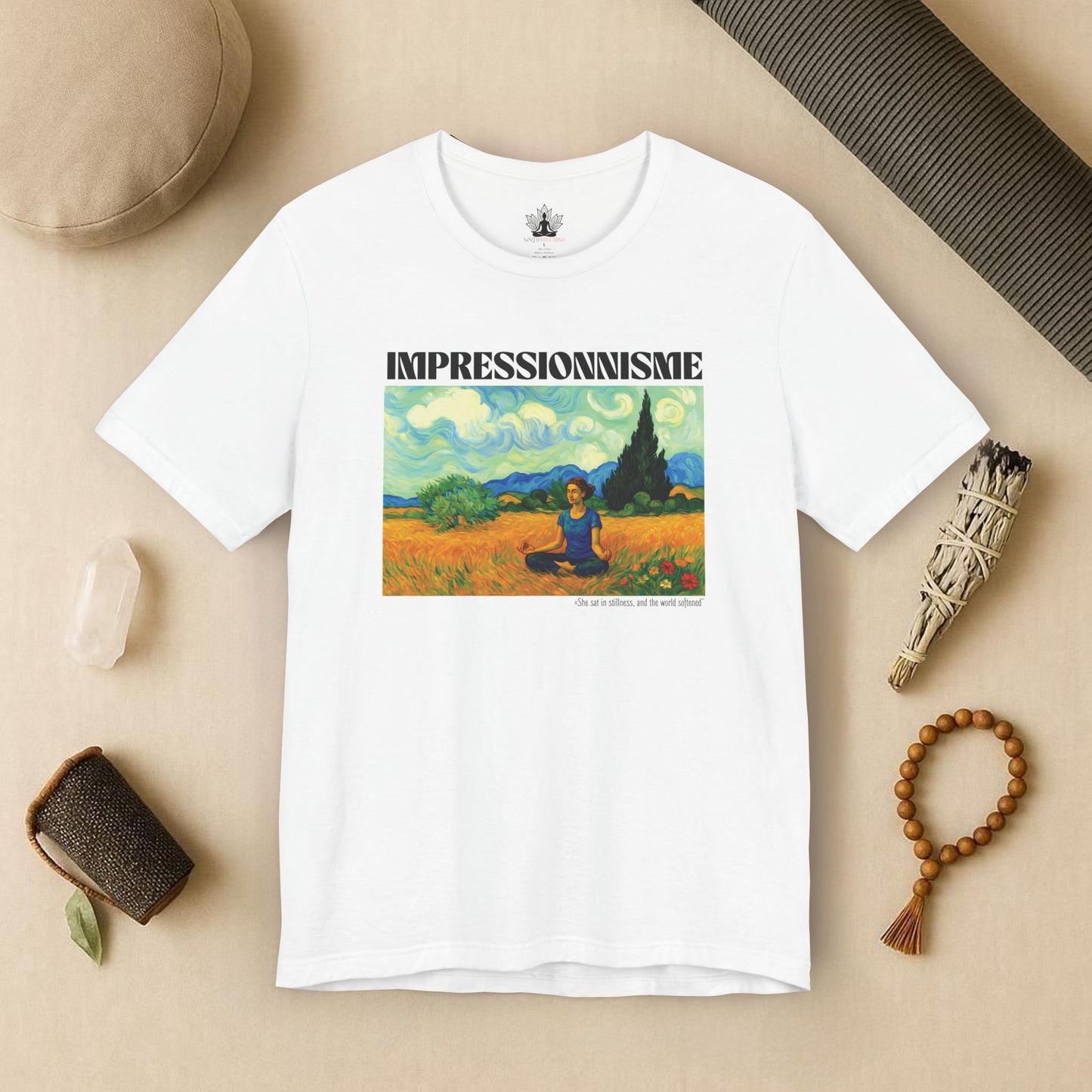 Meditative Stillness – Van Gogh Inspired Tee
