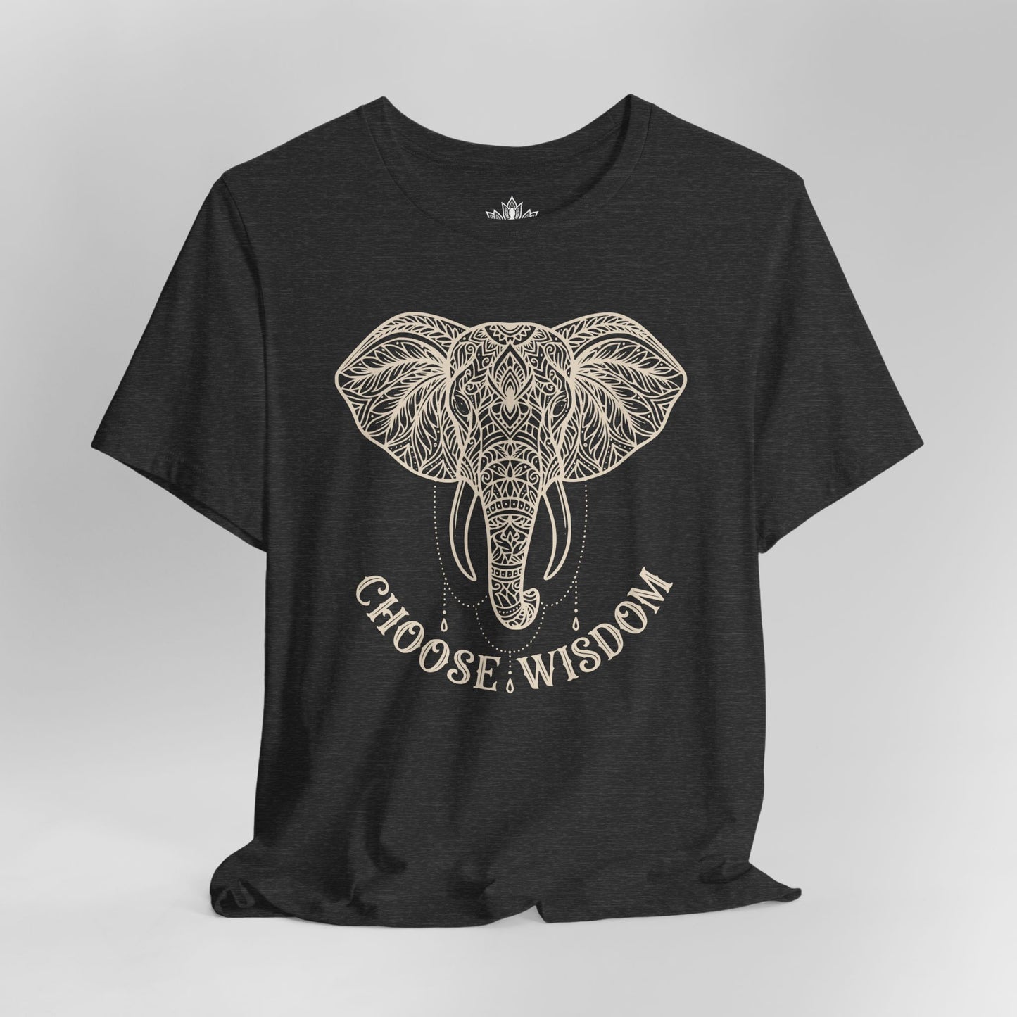 Elephant Mandala Art – Choose Wisdom Tee