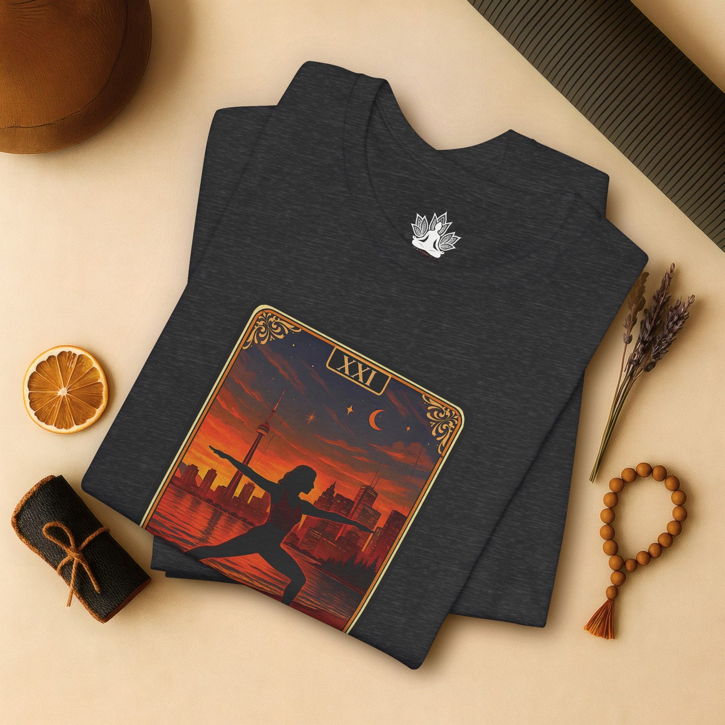 Toronto Warrior Pose – Tarot Card Yoga Tee