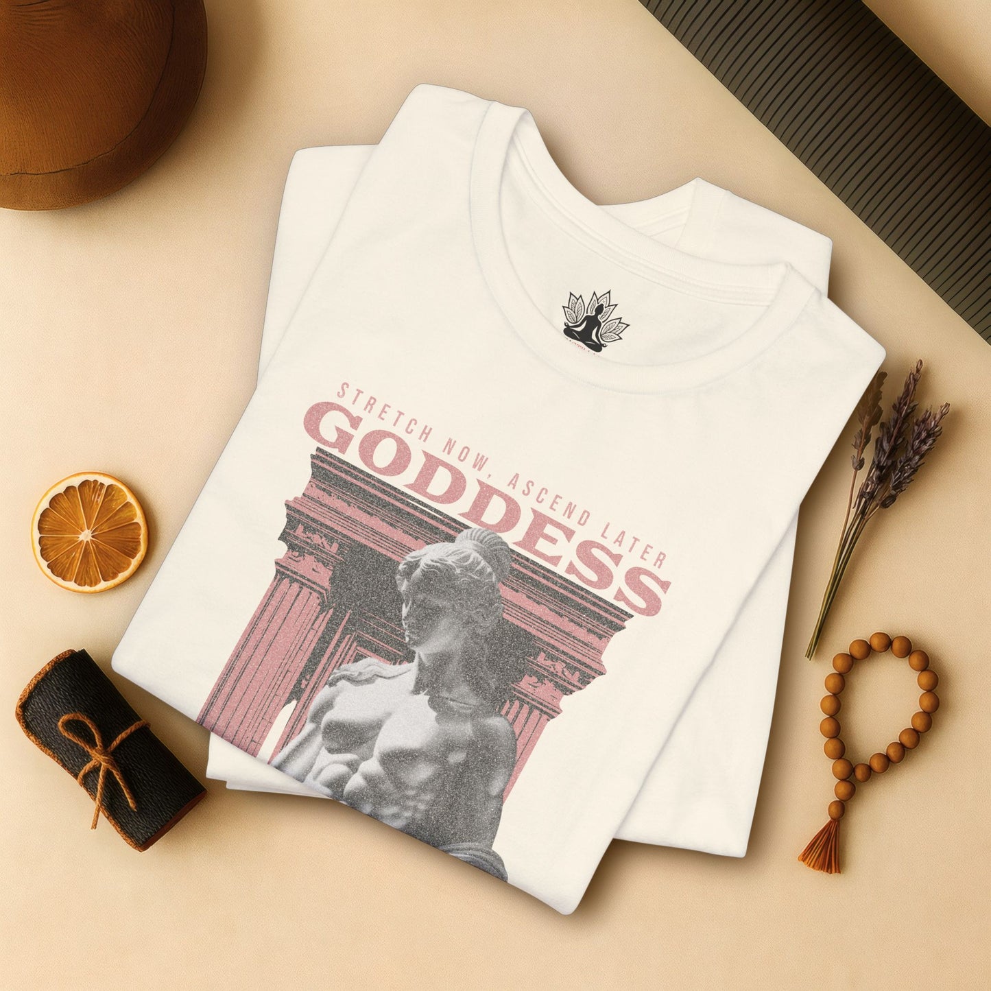 Greek Yoga Goddess – Stretch & Ascend Tee