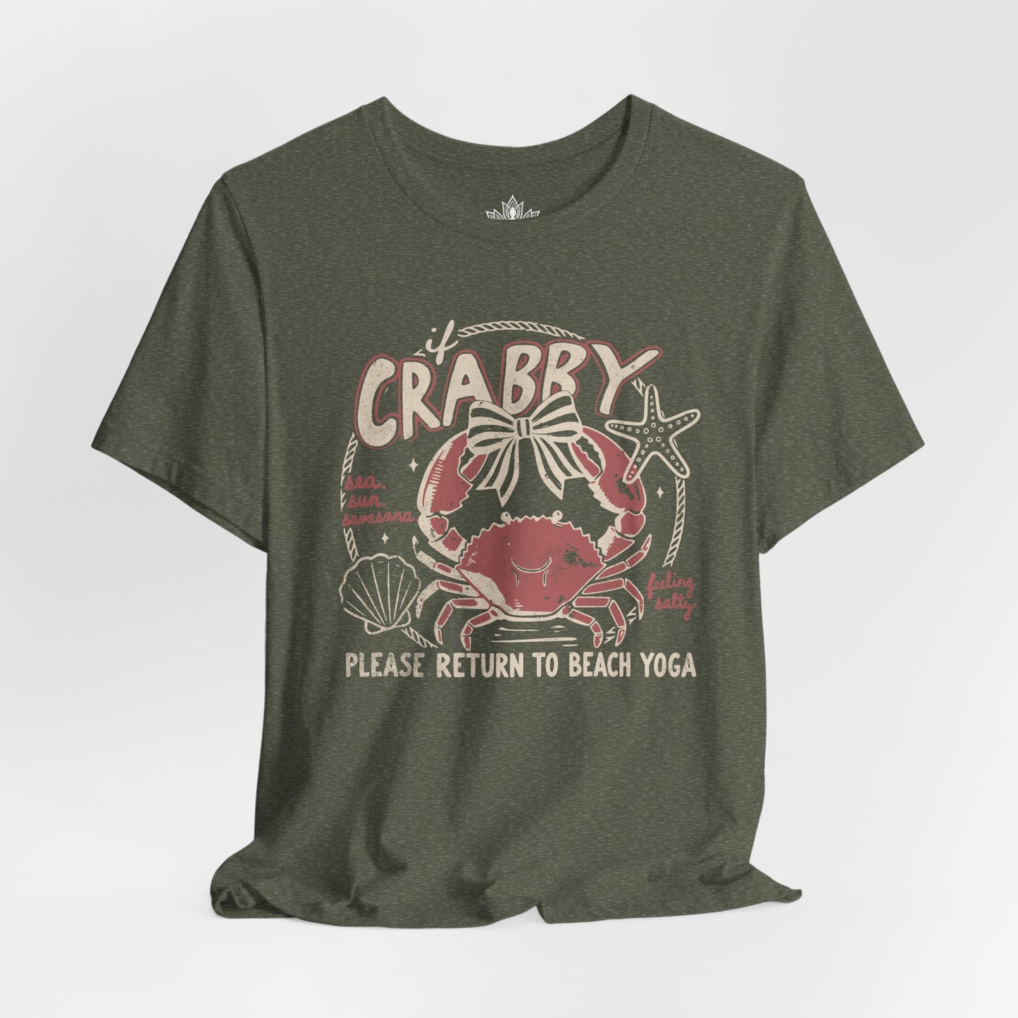 If Crabby, Return To Beach Yoga Tee