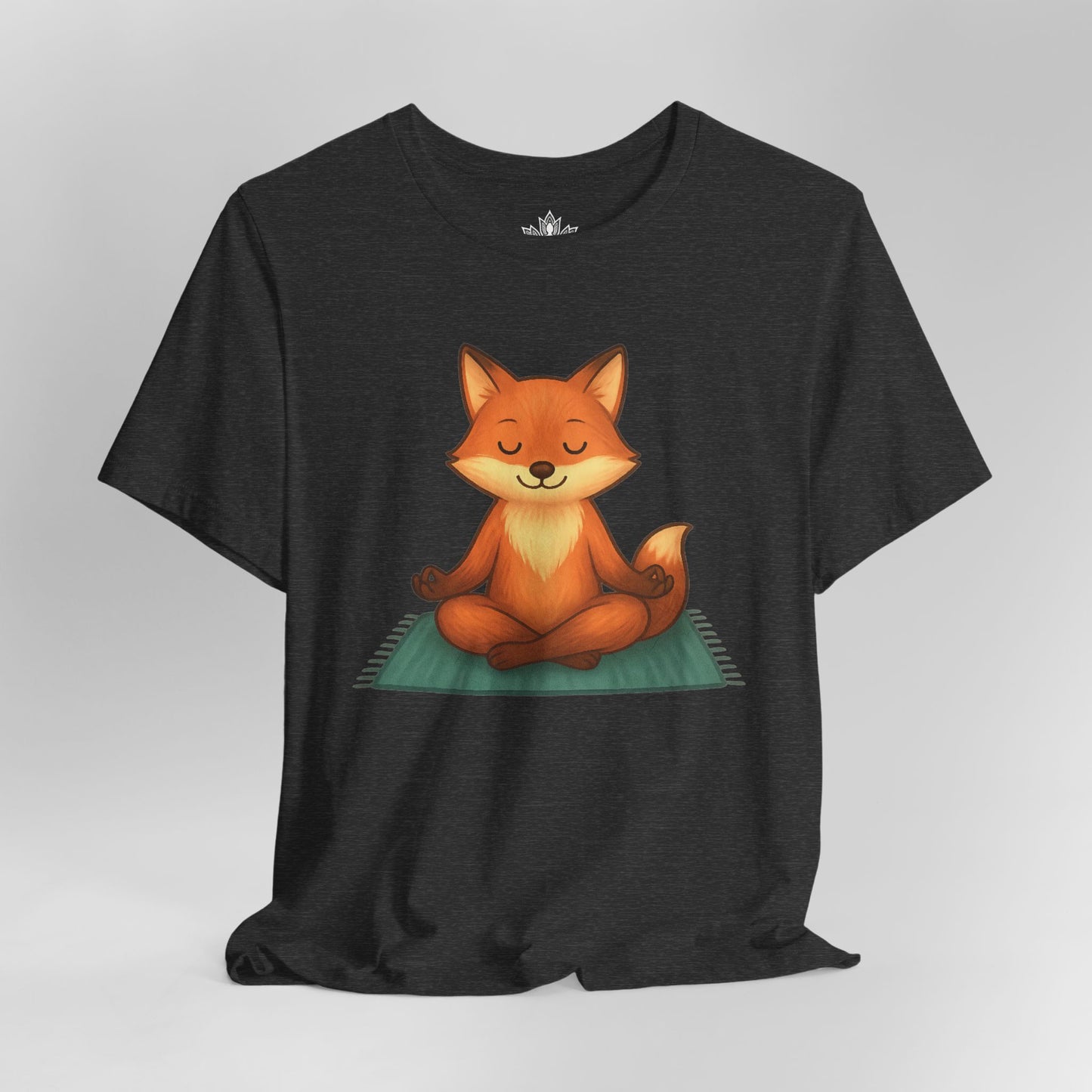 Fox Meditating – Yoga Animal Namaste Tee