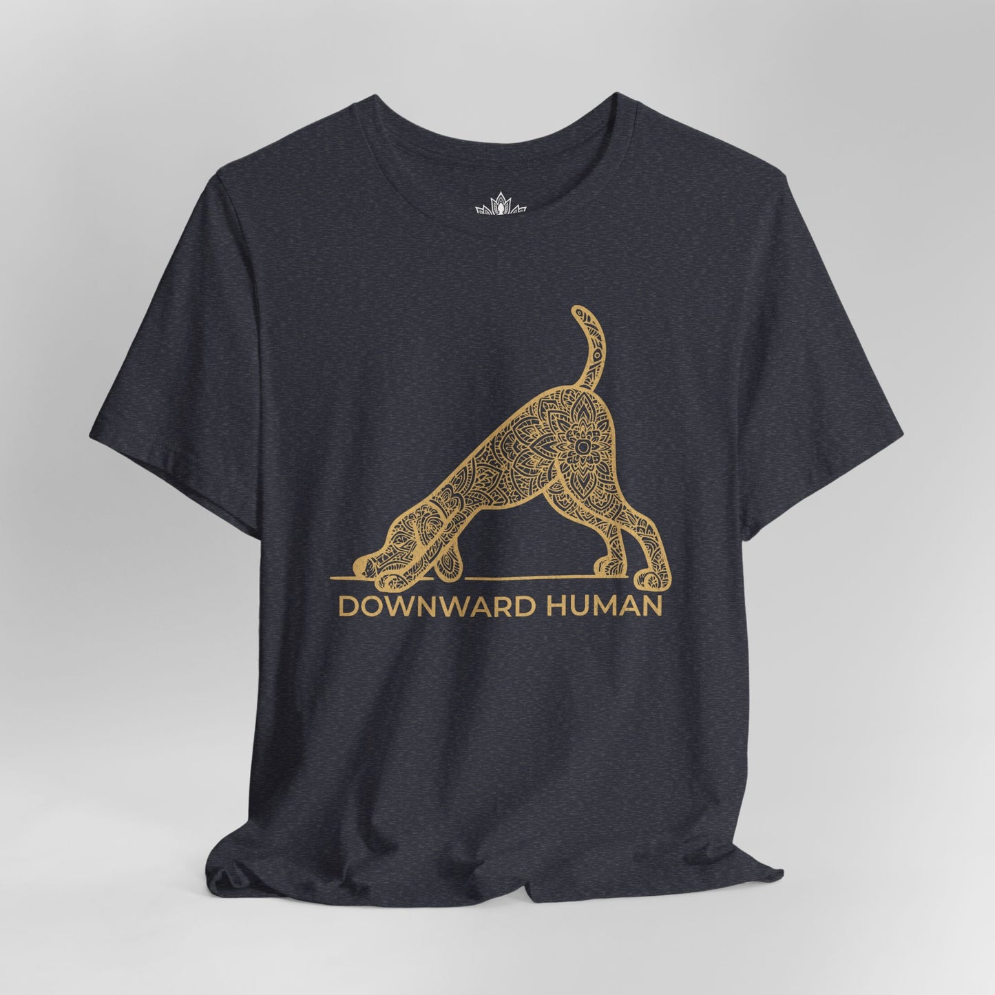 Downward Human – Mandala Dog Yoga Tee