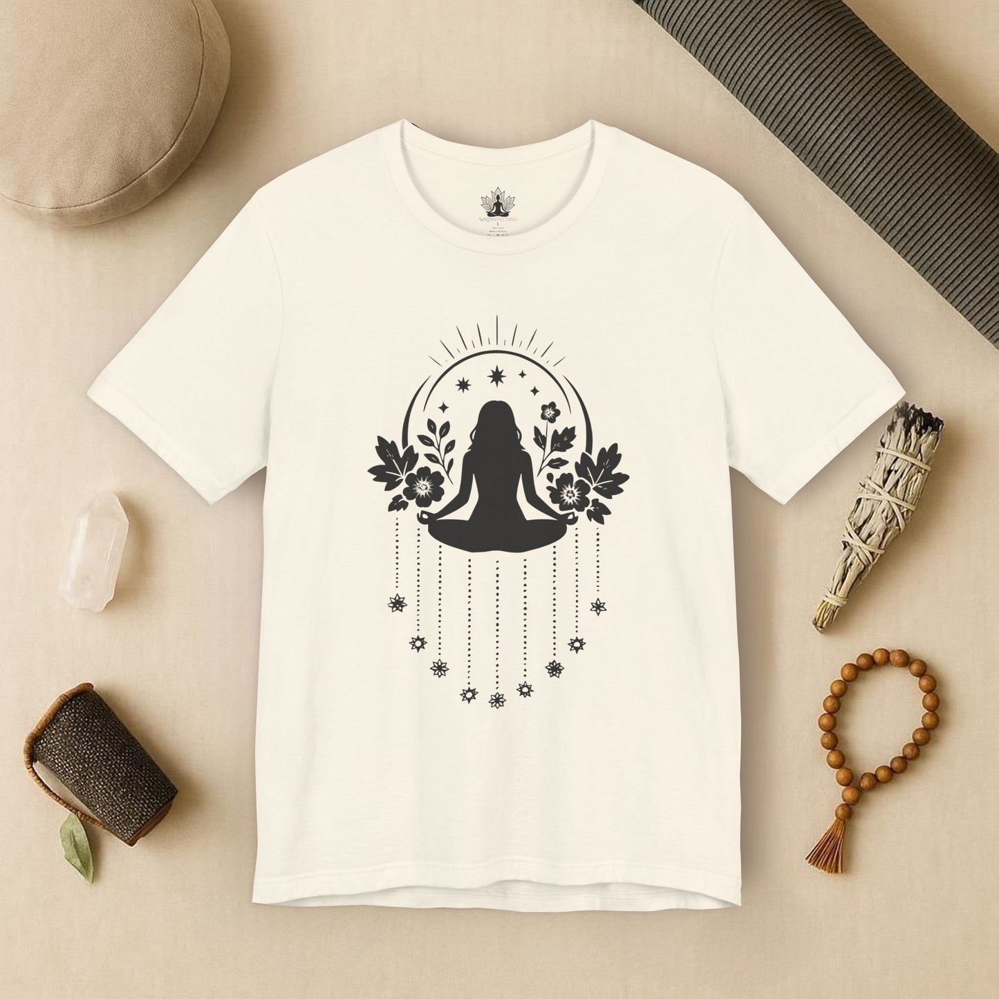 Mystic Meditation – Floral Dreamcatcher Tee
