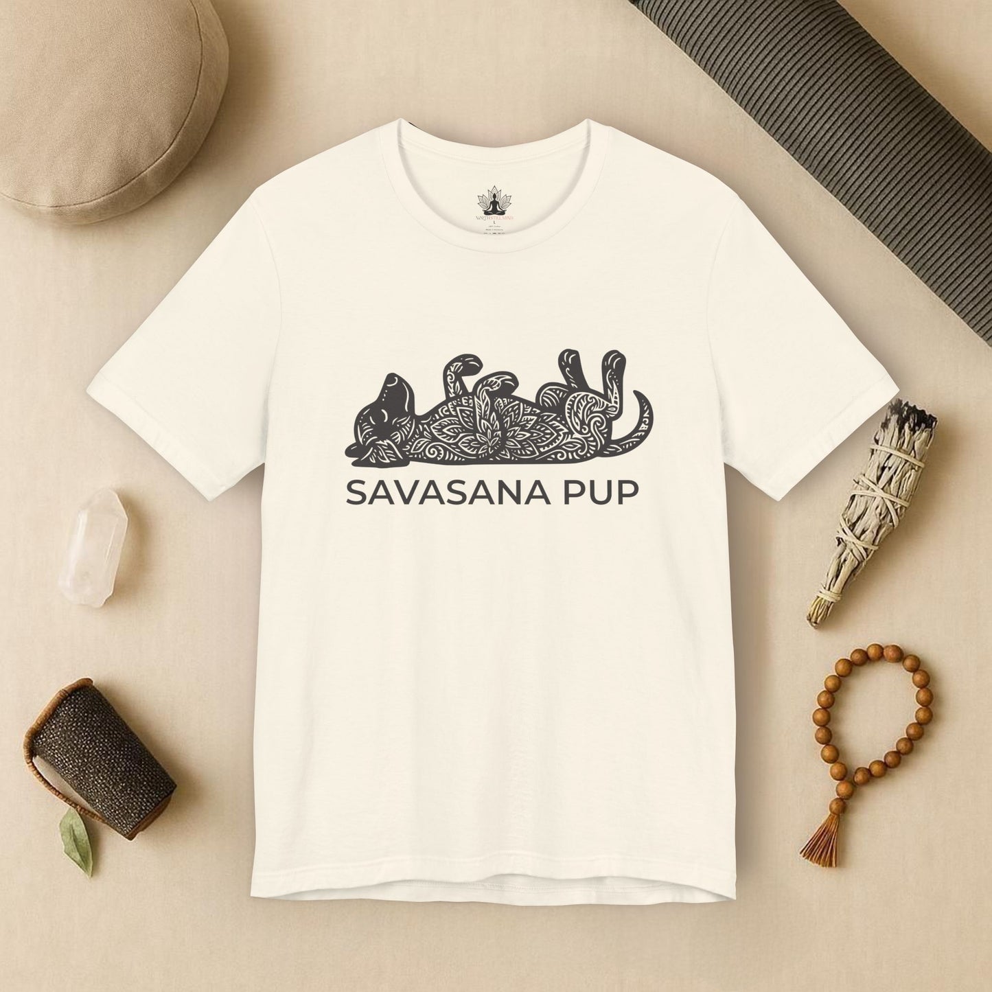 Chill Mandala Dog - Savasana Pup Tee