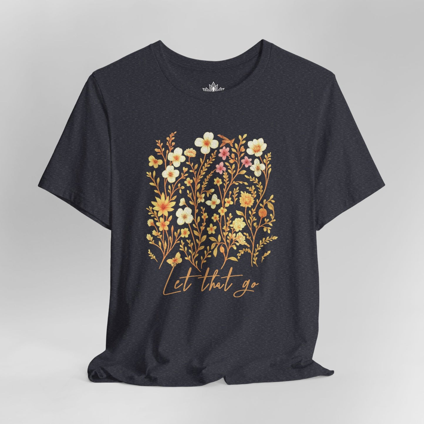 Let That Go – Floral Mindfulness Tee